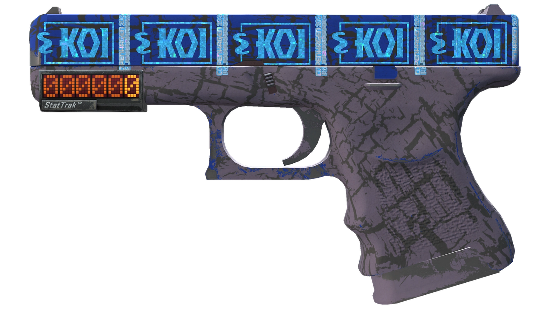 StatTrak™ Glock-18 | Синяя трещина (После полевых испытаний)