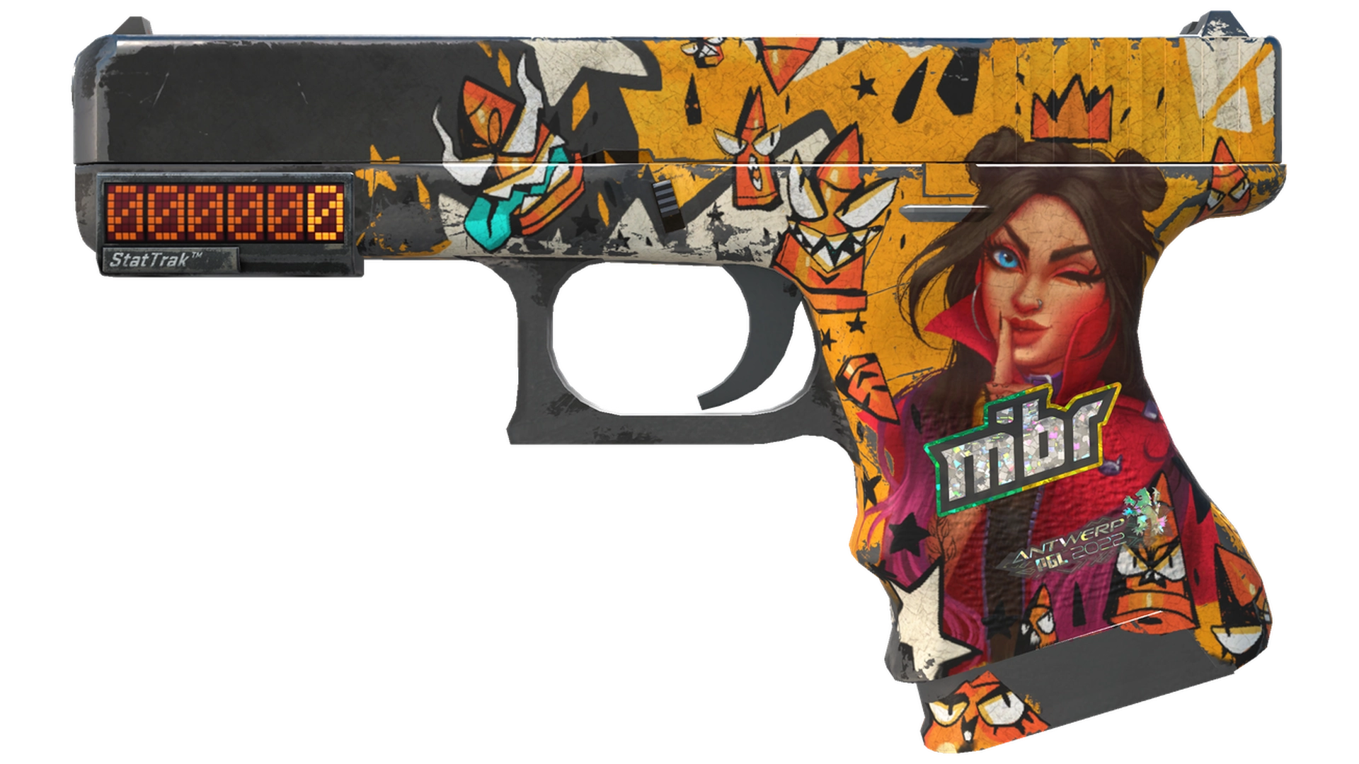 StatTrak™ Glock-18 | Королева пуль (Закалённое в боях)