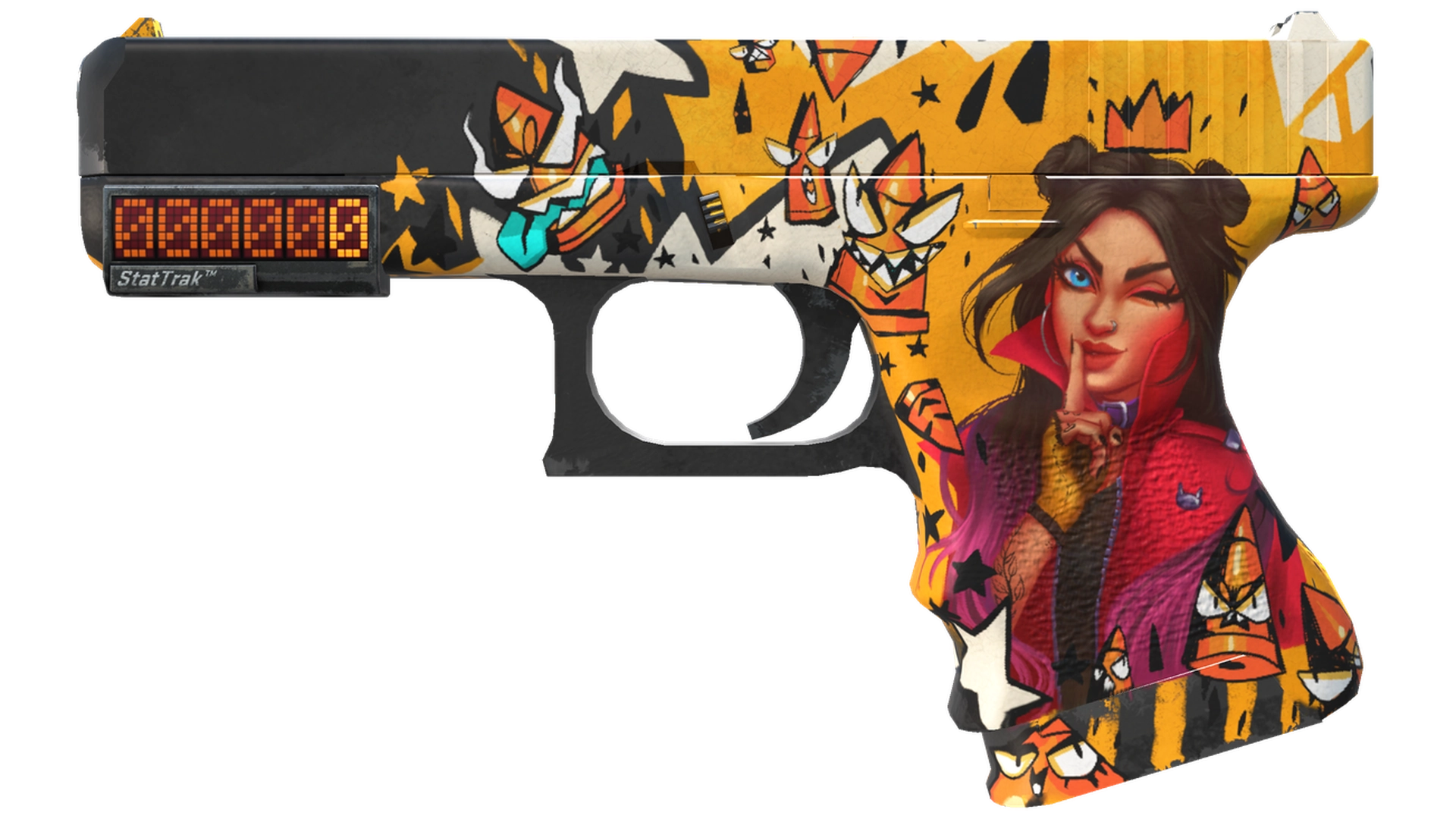 StatTrak™ Glock-18 | Bullet Queen (Minimal Wear)