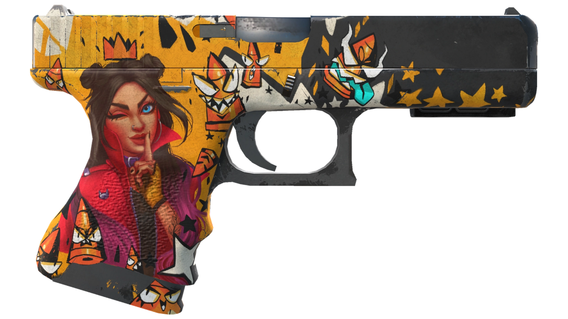 StatTrak™ Glock-18 | Bullet Queen (Well-Worn)