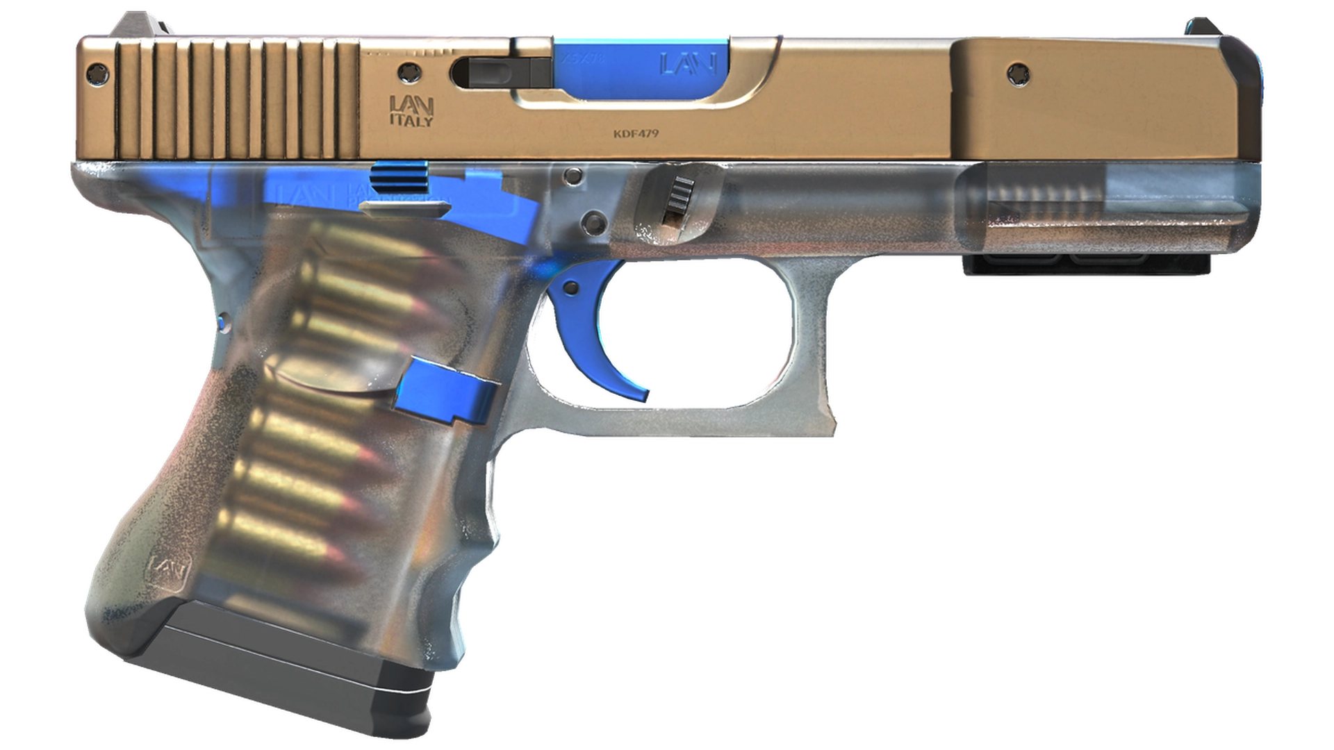 StatTrak™ Glock-18 | Прозрачный полимер (Прямо с завода)