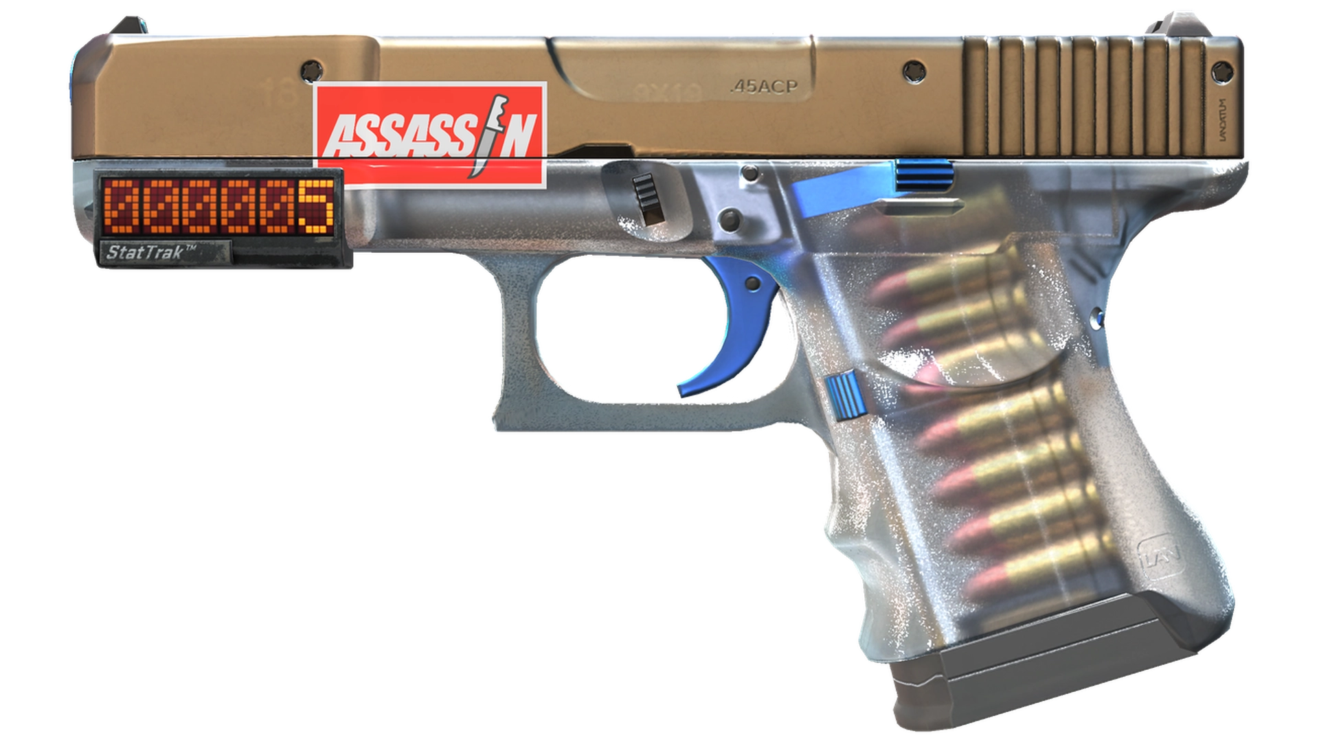 StatTrak™ Glock-18 | Прозрачный полимер (Прямо с завода)