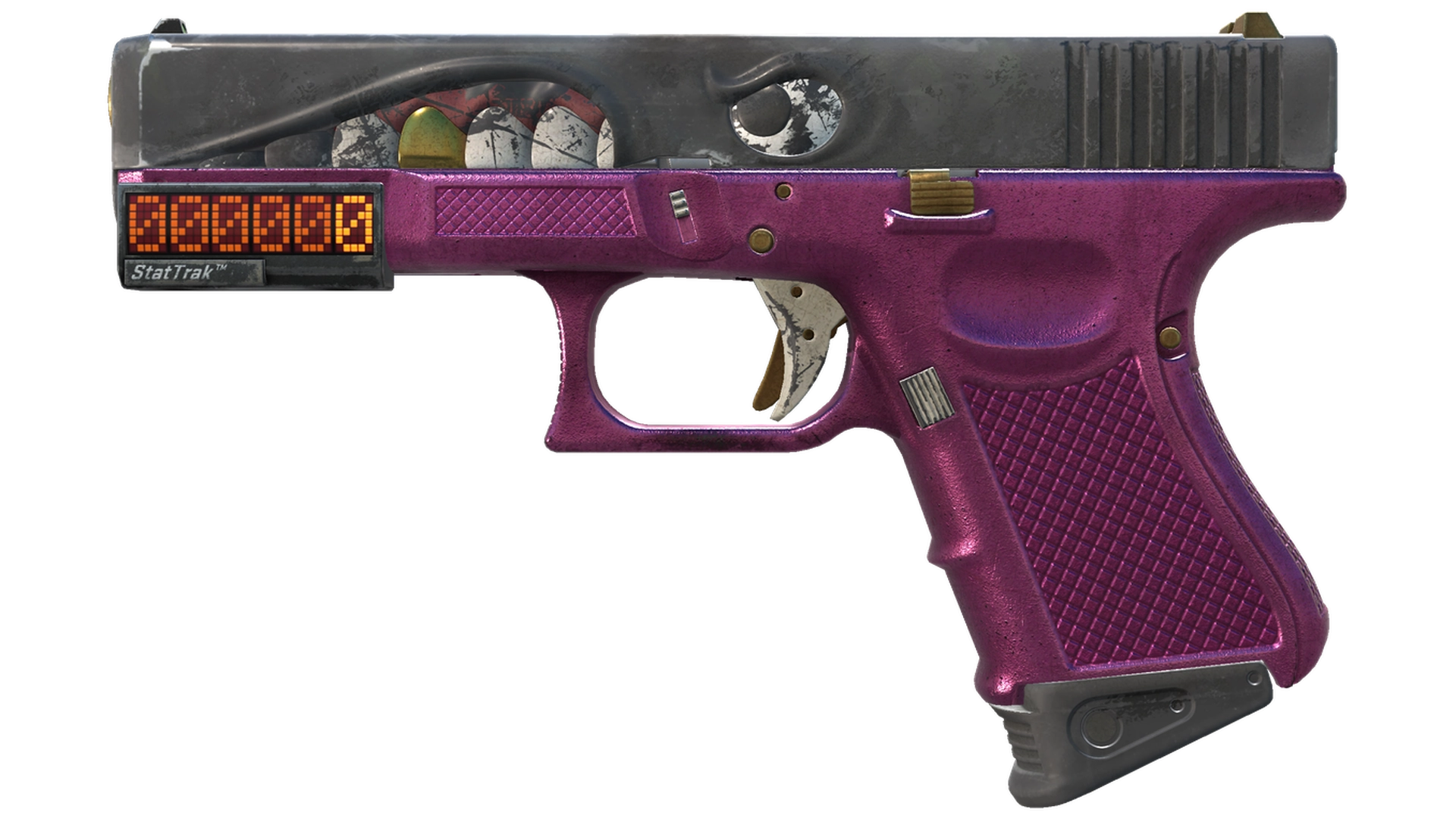 StatTrak™ Glock-18 | Gold Toof (Battle-Scarred)