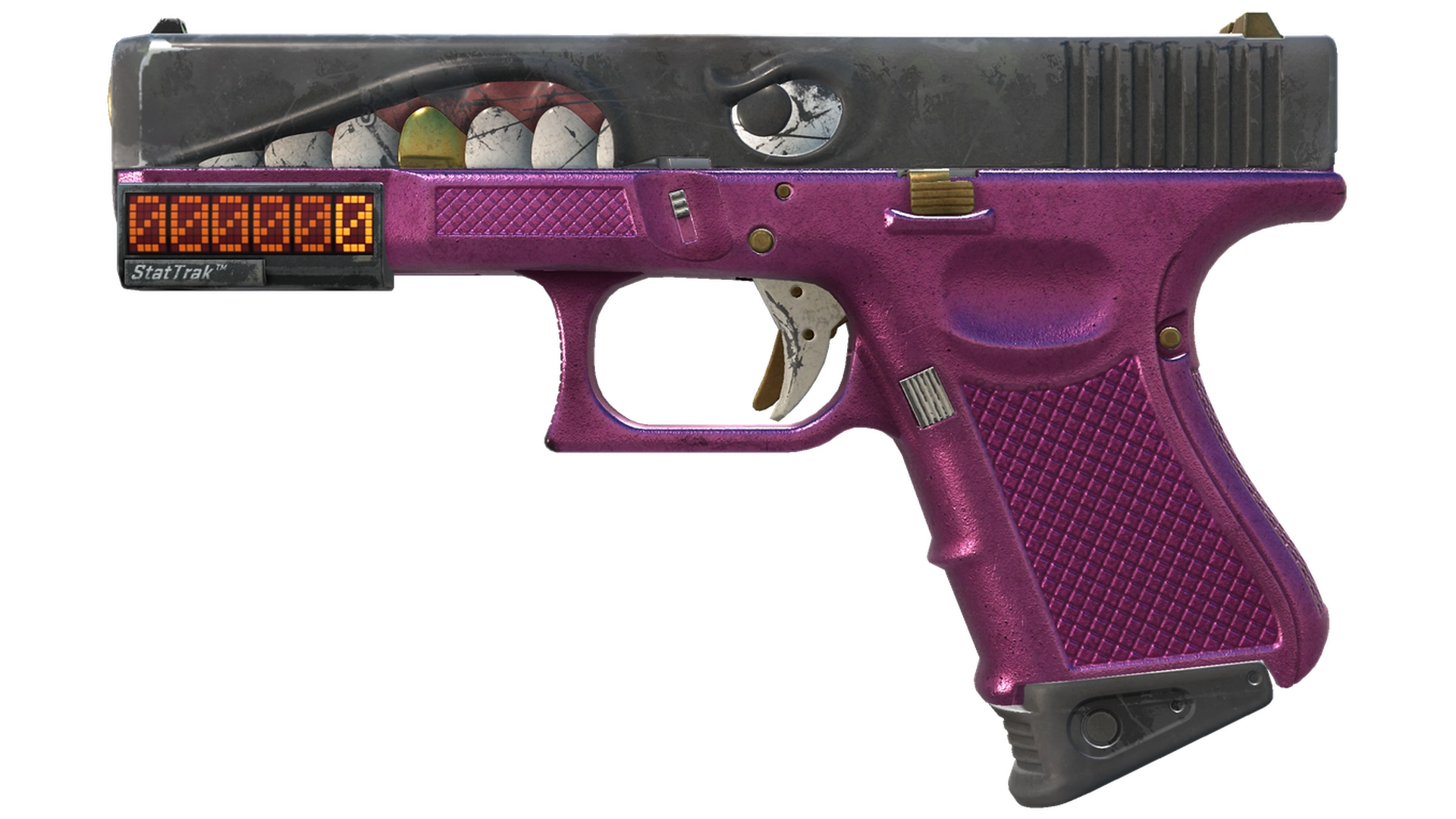 StatTrak™ Glock-18 | Gold Toof (Battle-Scarred)