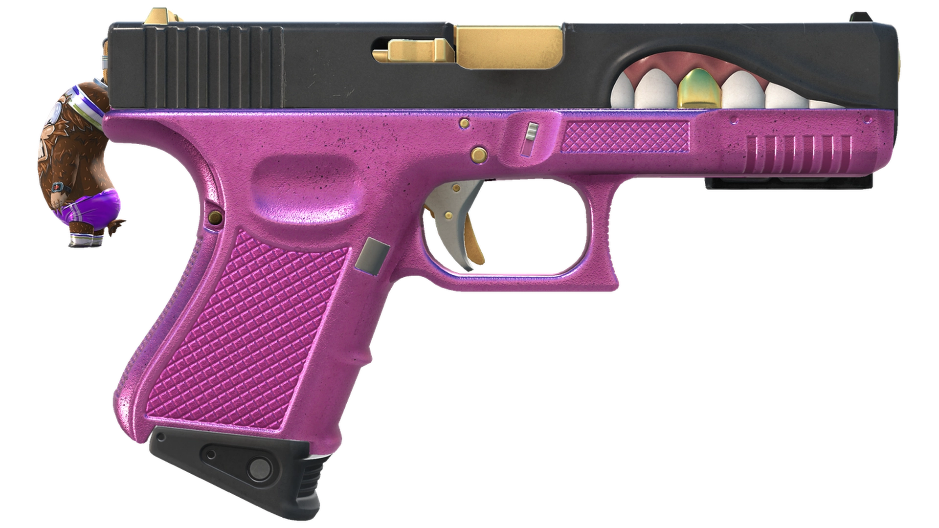 StatTrak™ Glock-18 | Gold Toof (Minimal Wear)