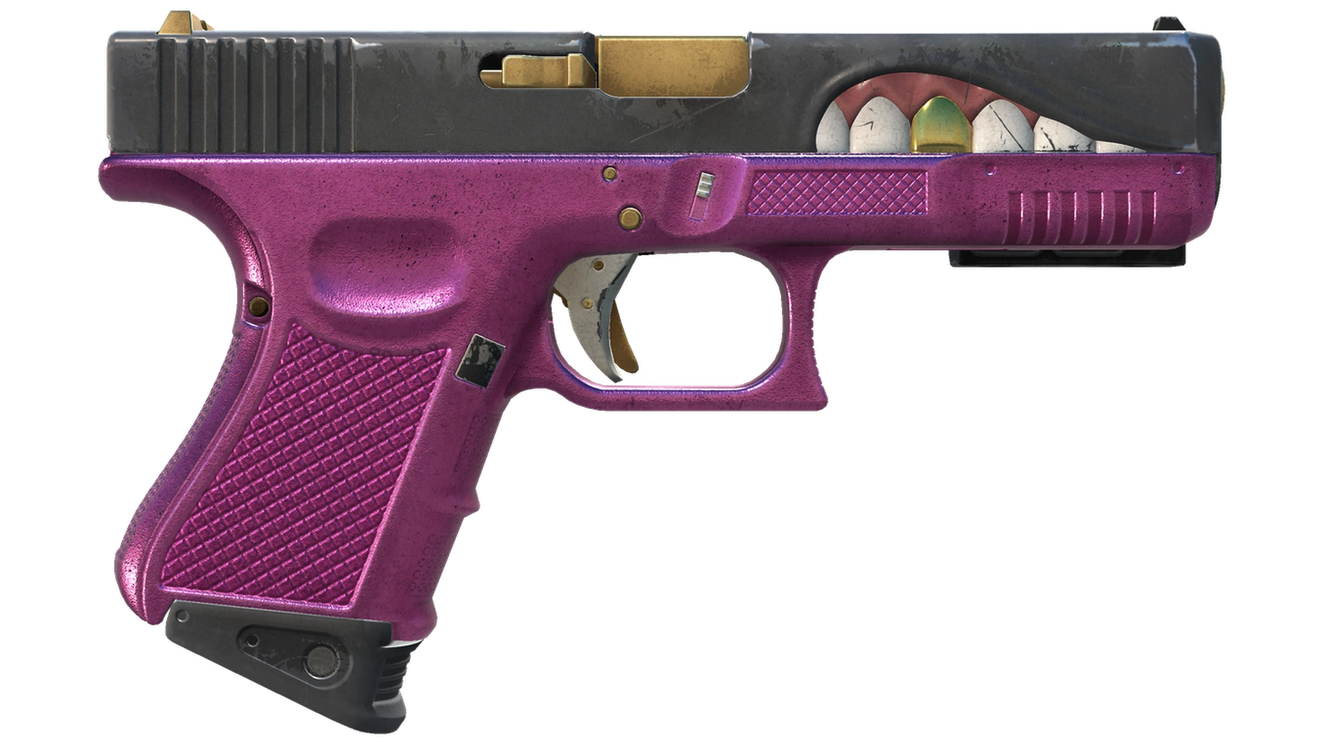 StatTrak™ Glock-18 | Gold Toof (Well-Worn)
