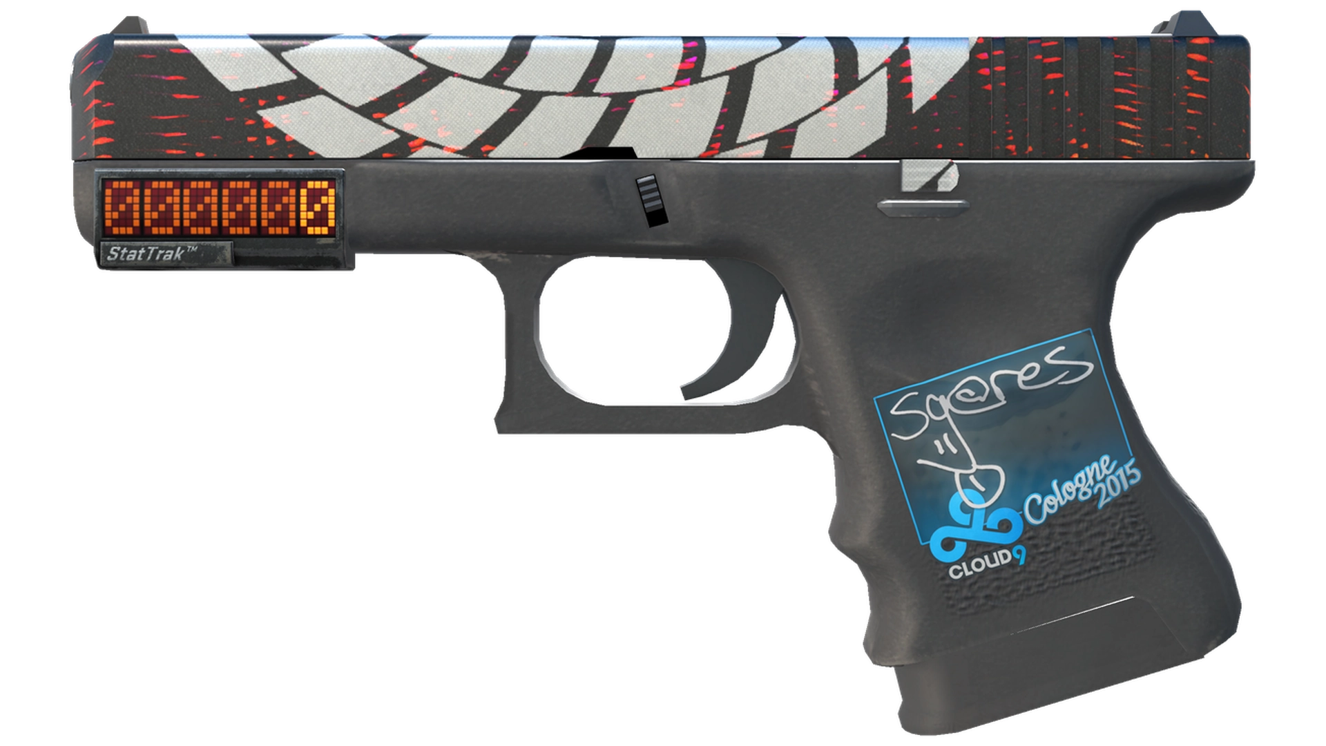 StatTrak™ Glock-18 | Grinder (Minimal Wear)