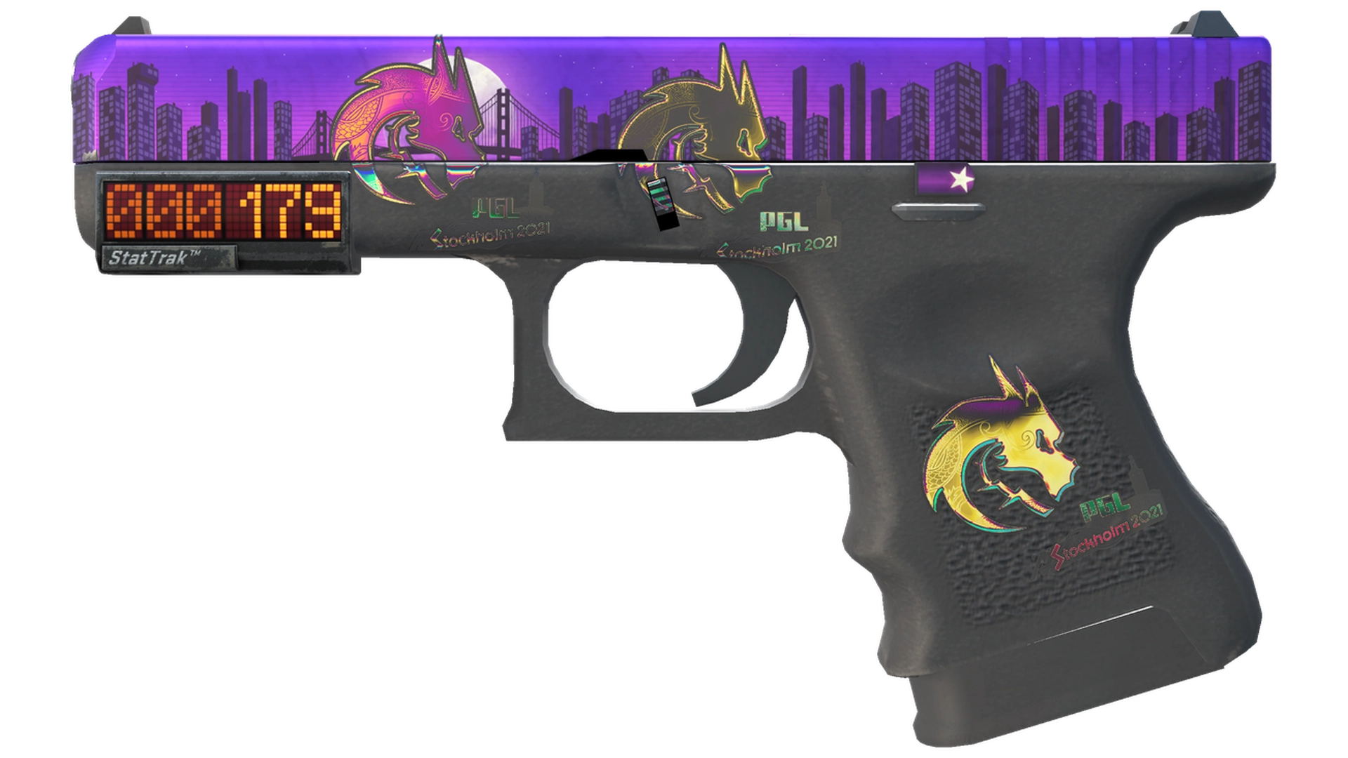 StatTrak™ Glock-18 | Лунная ночь (Прямо с завода)