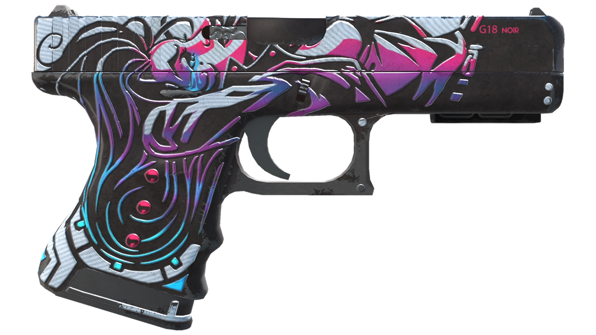 StatTrak™ Glock-18 | Neo-Noir (Well-Worn)