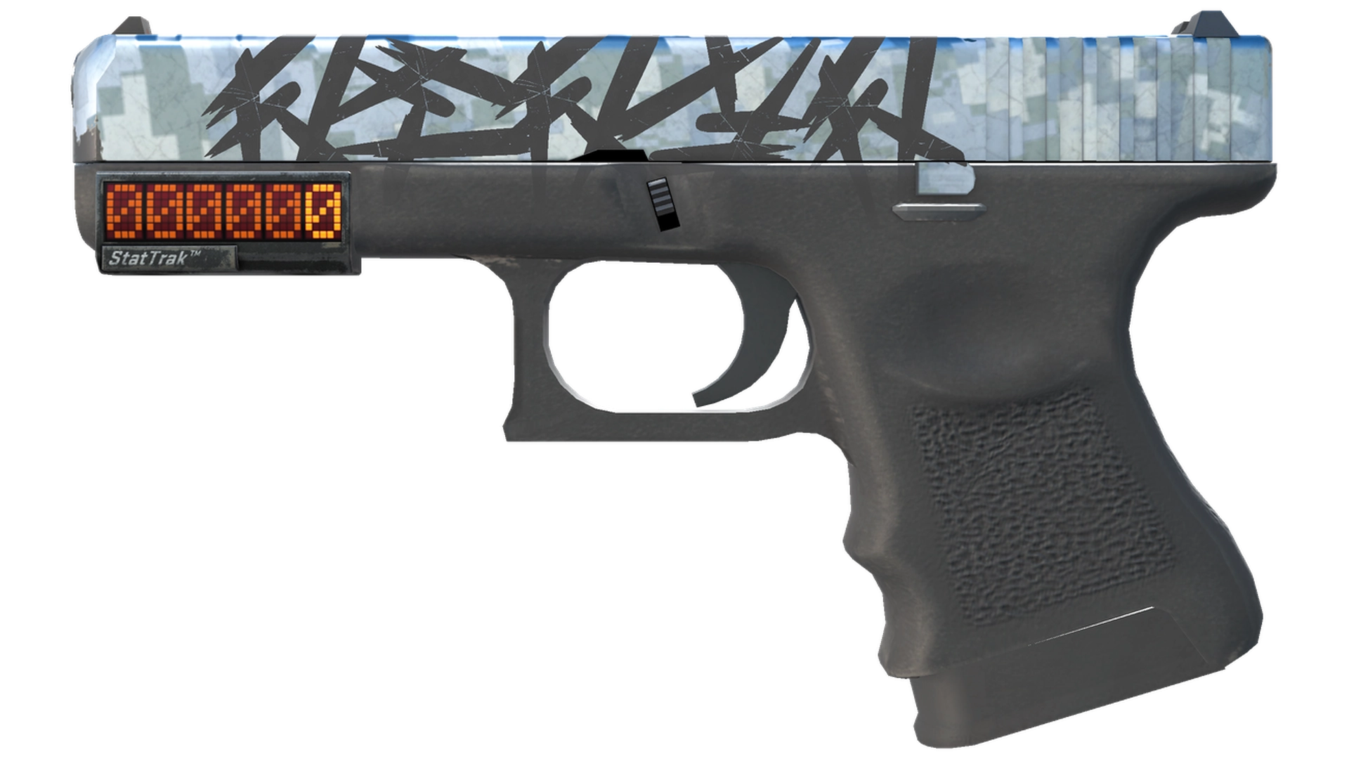 StatTrak™ Glock-18 | Steel Disruption (Minimal Wear)