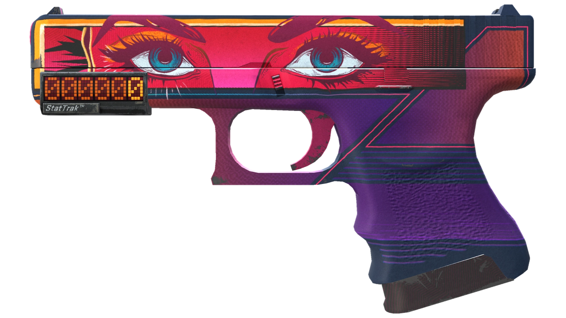 StatTrak™ Glock-18 | Vogue (Minimal Wear)