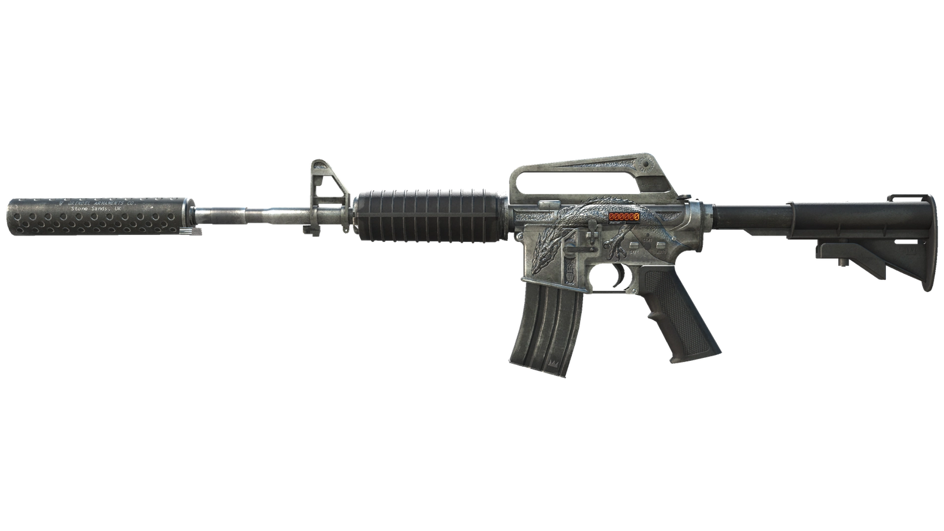 StatTrak™ M4A1-S | Basilisk (Well-Worn)