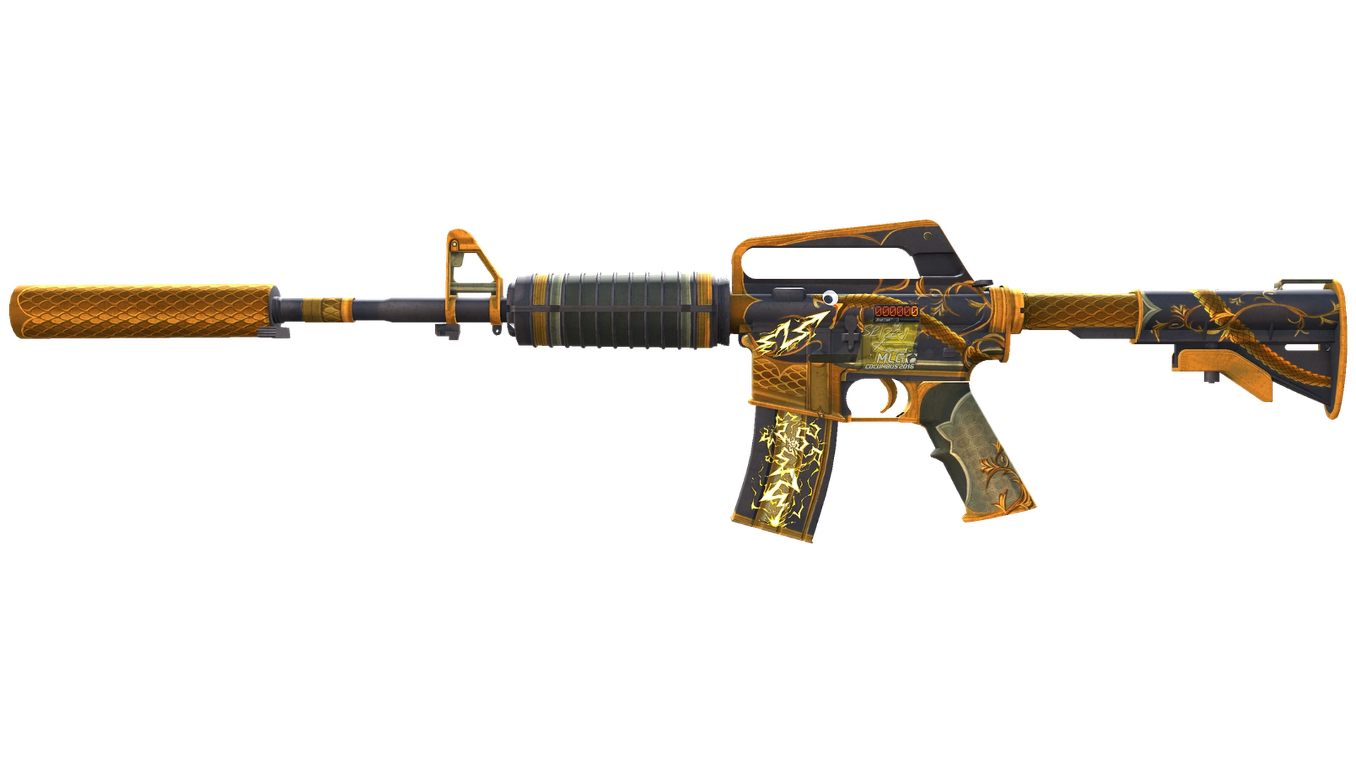 StatTrak™ M4A1-S | Golden Coil (Well-Worn)