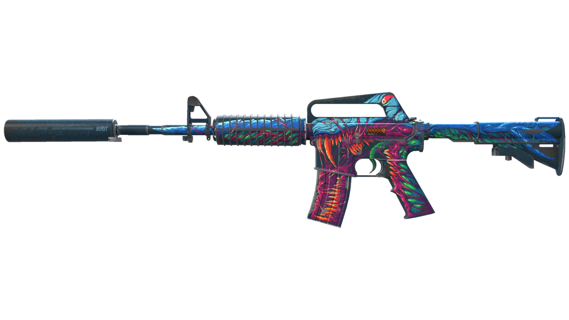 StatTrak™ M4A1-S | Hyper Beast (Well-Worn)
