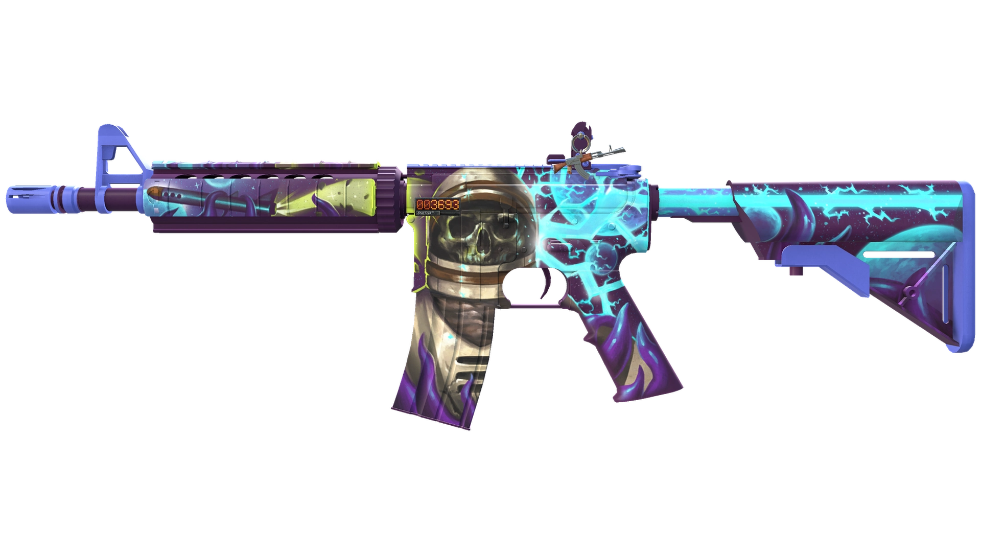 StatTrak™ M4A4 | Безлюдный космос (Немного поношенное)