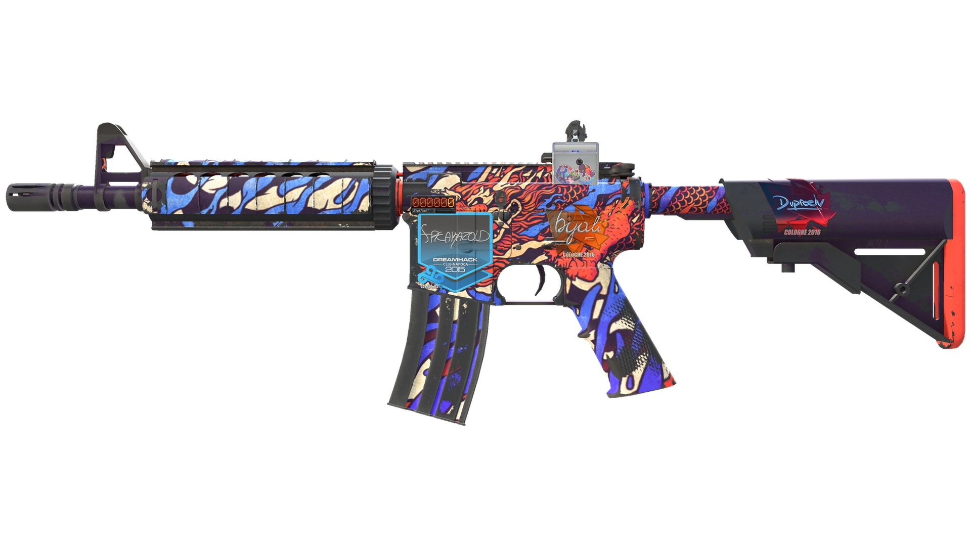 StatTrak™ M4A4 | 龍王 (Dragon King) (Field-Tested)