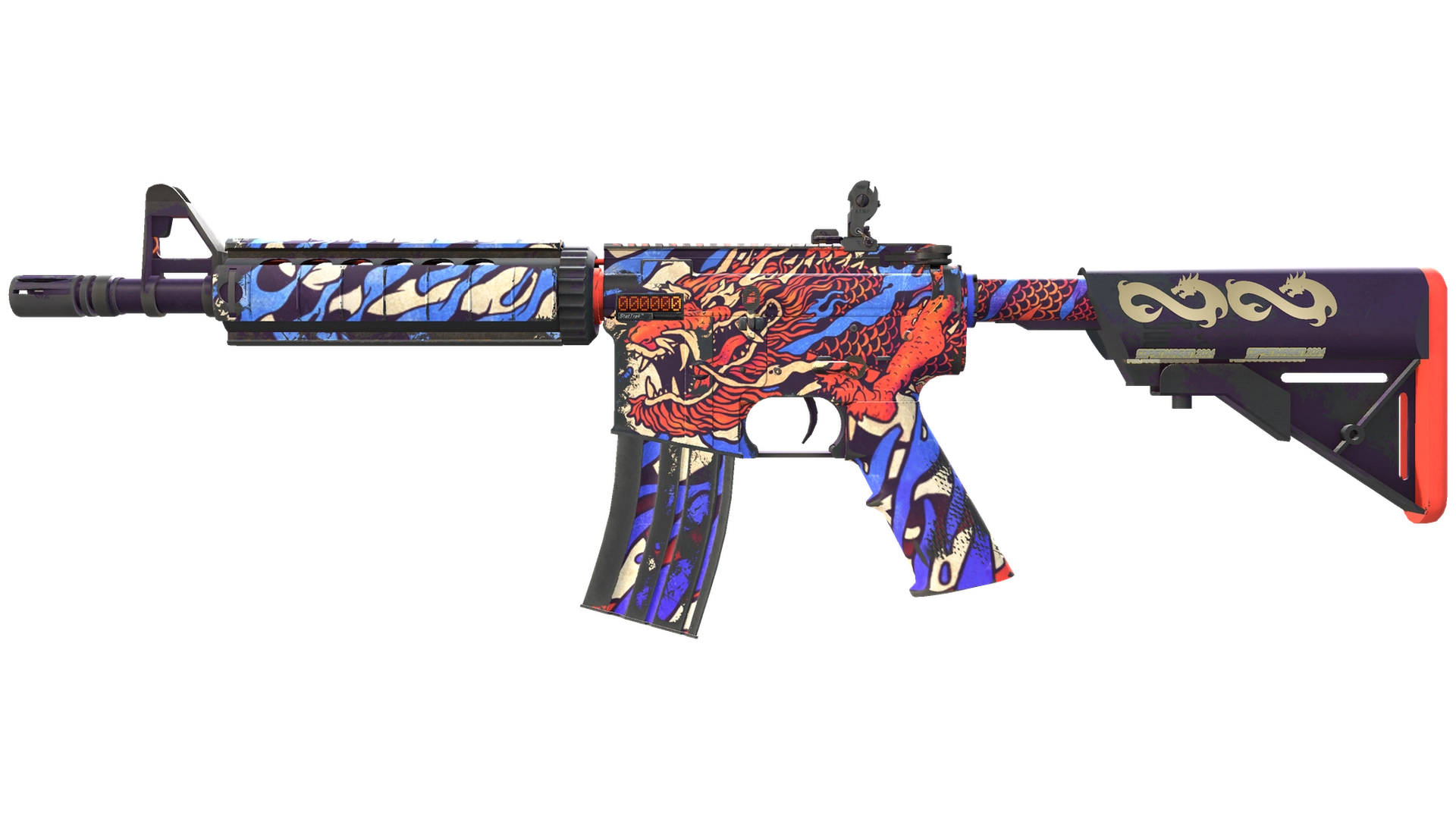 StatTrak™ M4A4 | 龍王 (Король драконов) (После полевых испытаний)