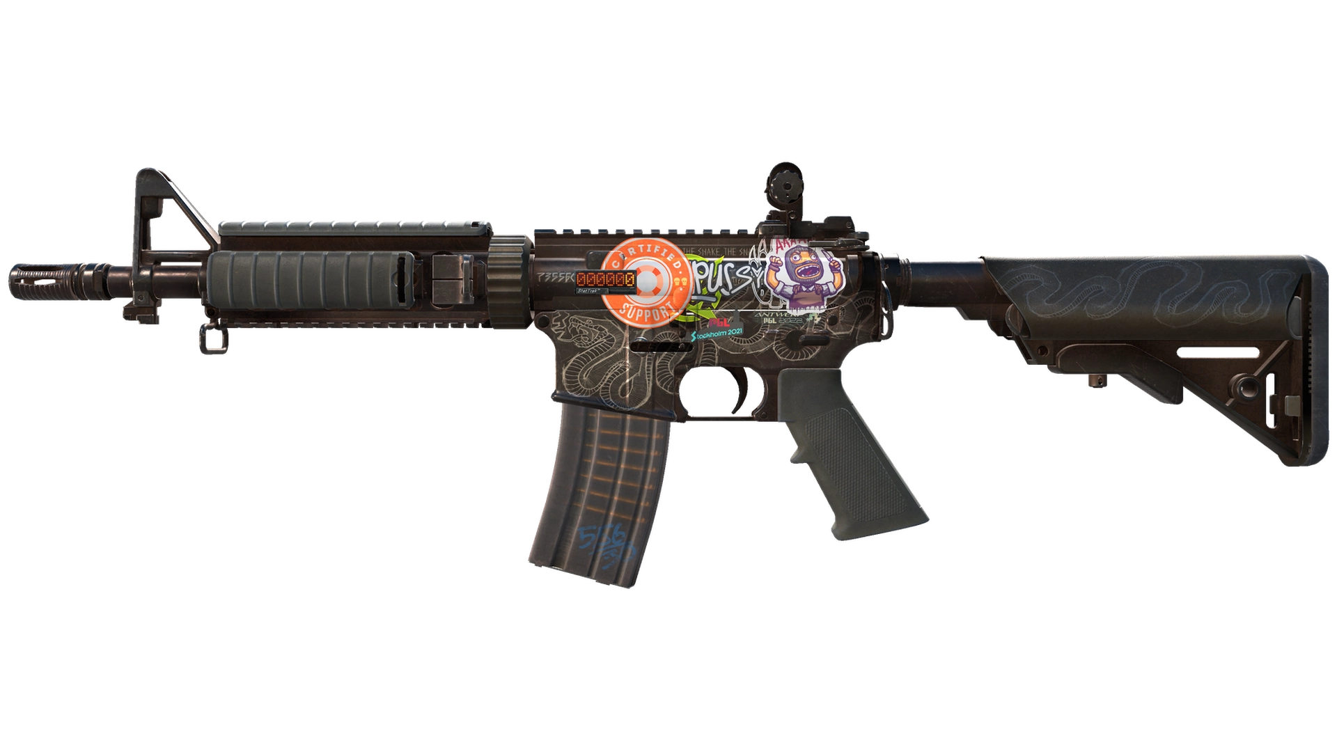 StatTrak™ M4A4 | Etch Lord (Well-Worn)