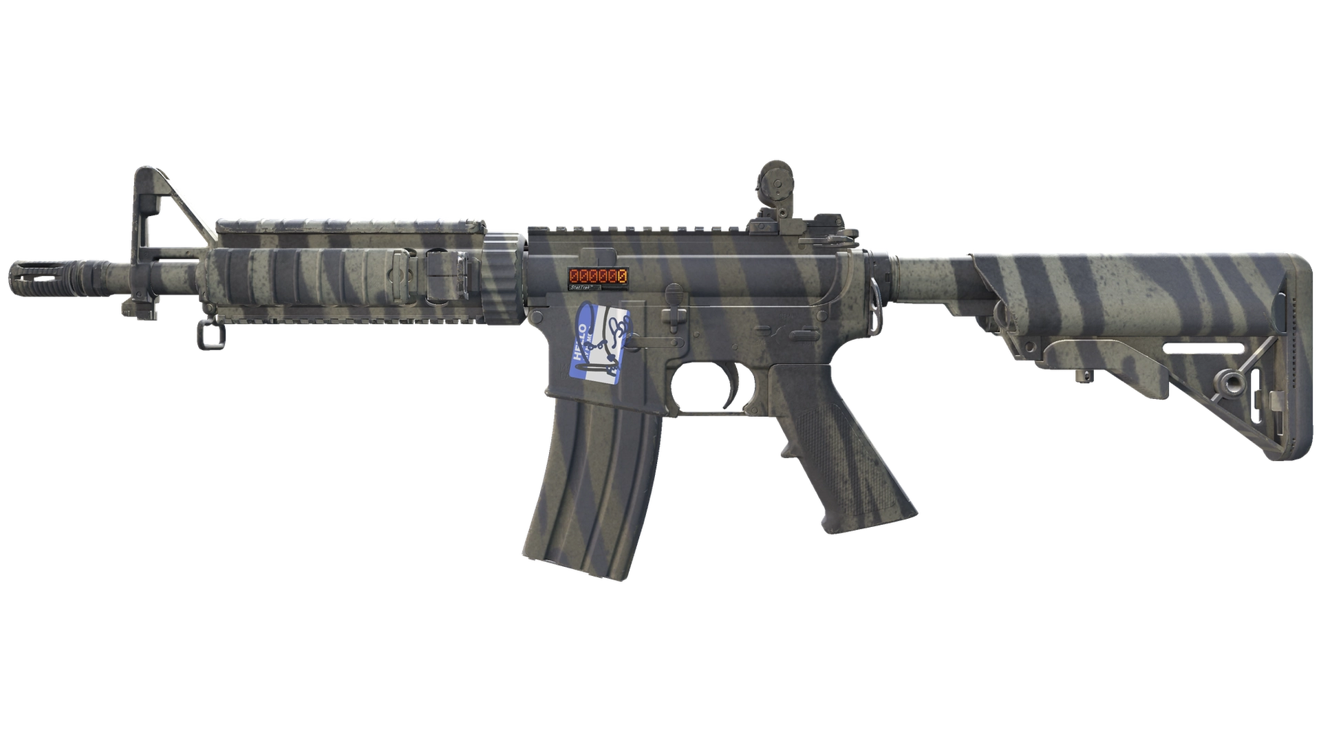 StatTrak™ M4A4 | Faded Zebra (Factory New)
