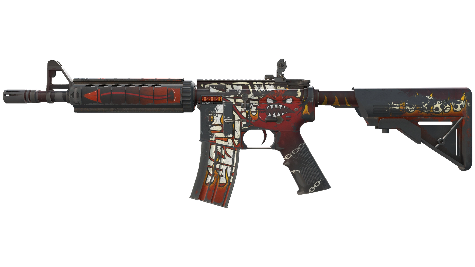 StatTrak™ M4A4 | Hellfire (Field-Tested)
