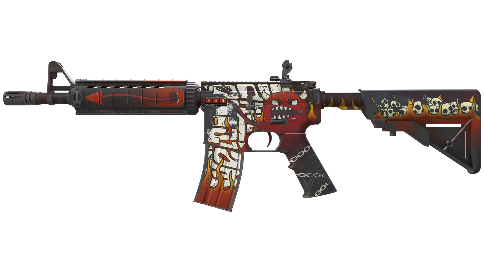StatTrak™ M4A4 | Hellfire (Field-Tested)