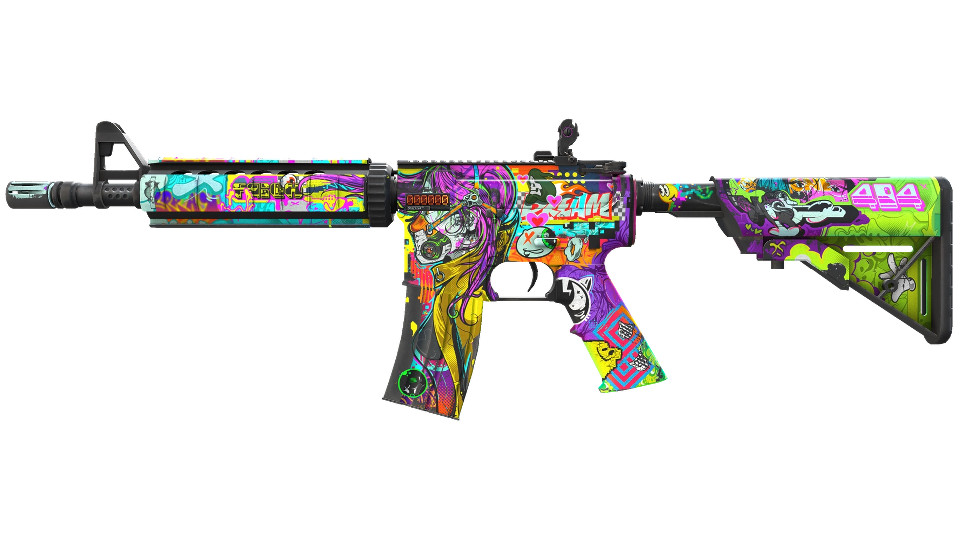StatTrak™ M4A4 | In Living Color (Field-Tested)