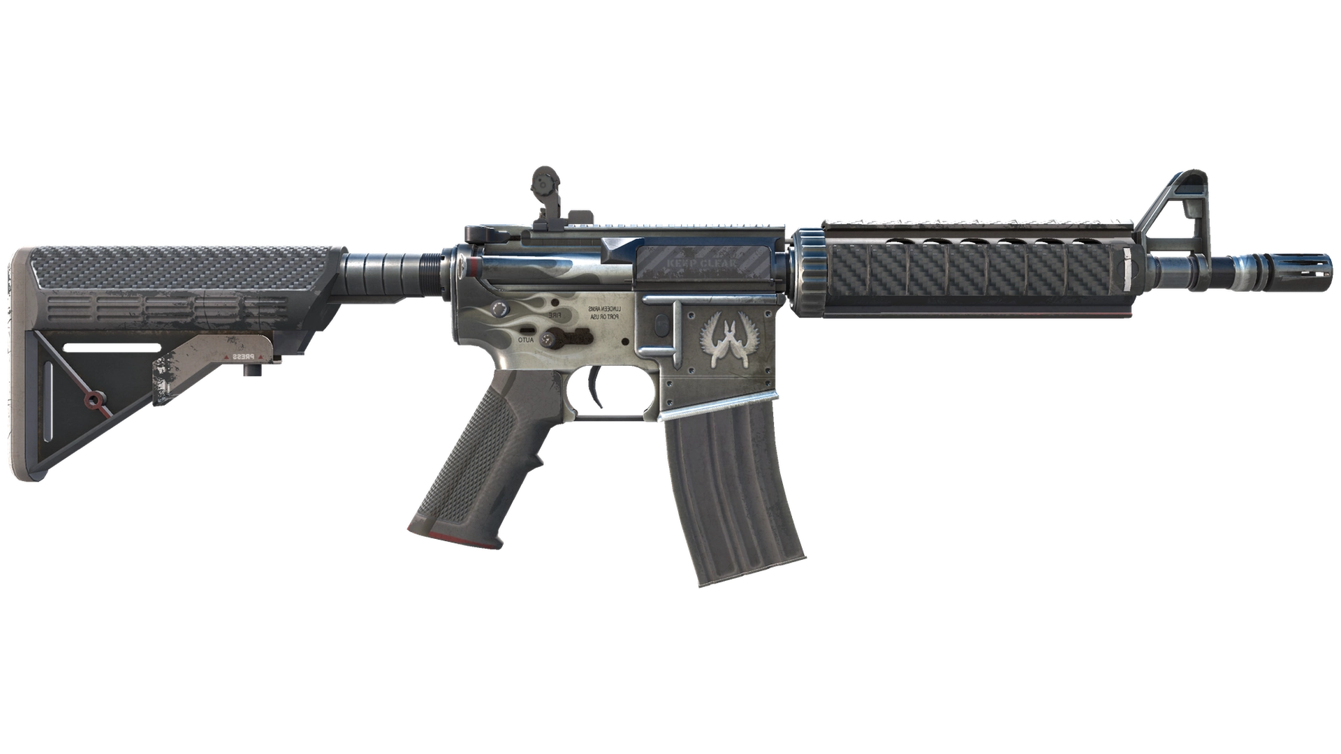 StatTrak™ M4A4 | Magnesium (Well-Worn)
