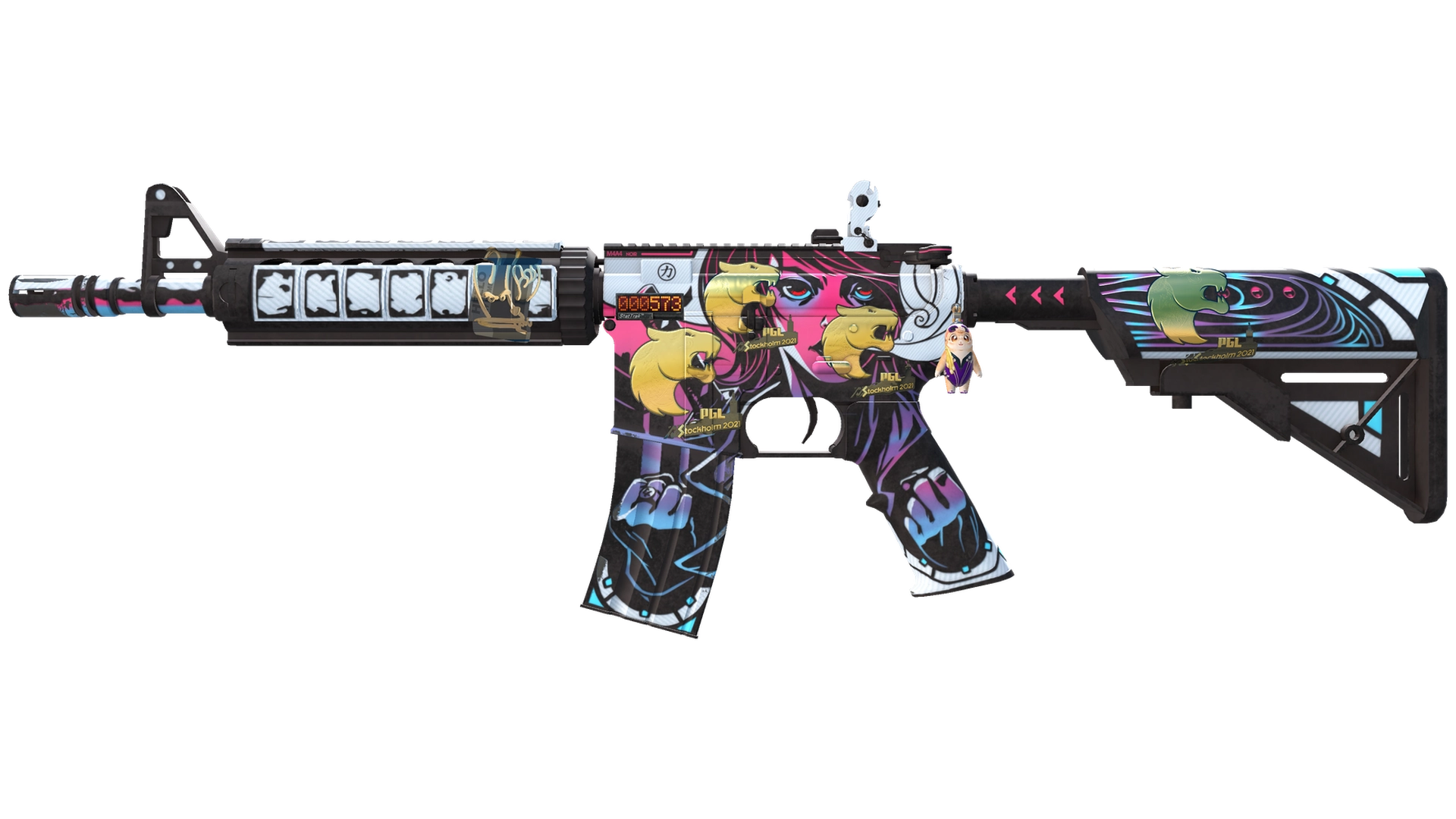StatTrak™ M4A4 | Неонуар (Прямо с завода)