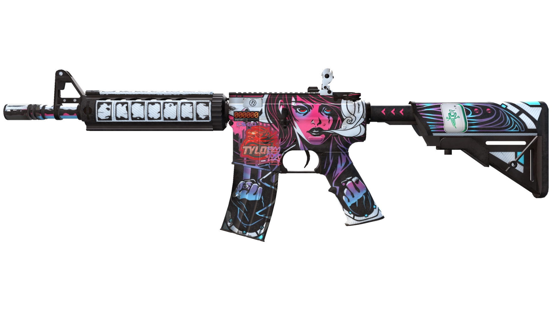 StatTrak™ M4A4 | Неонуар (Немного поношенное)