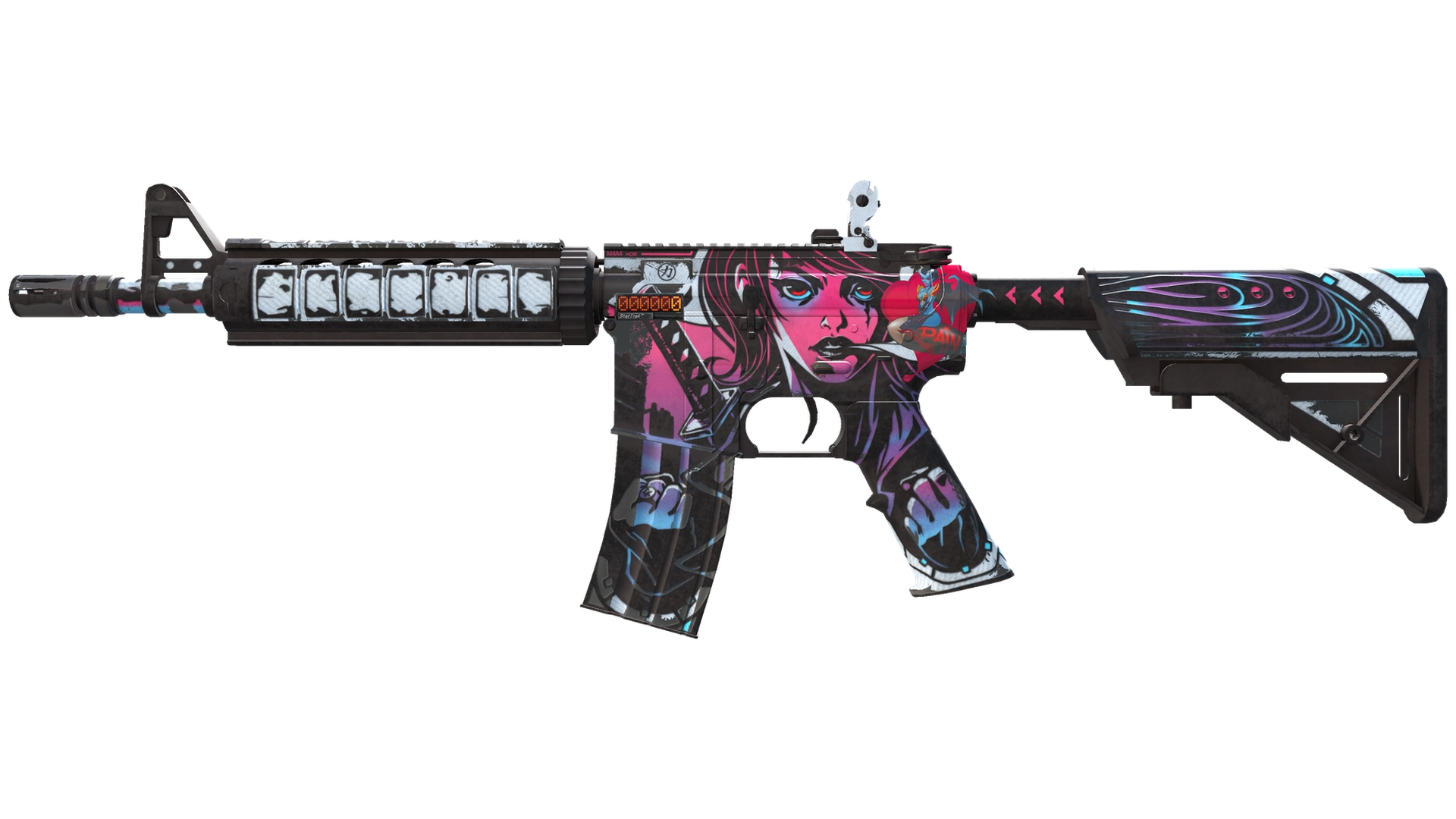 StatTrak™ M4A4 | Neo-Noir (Well-Worn)