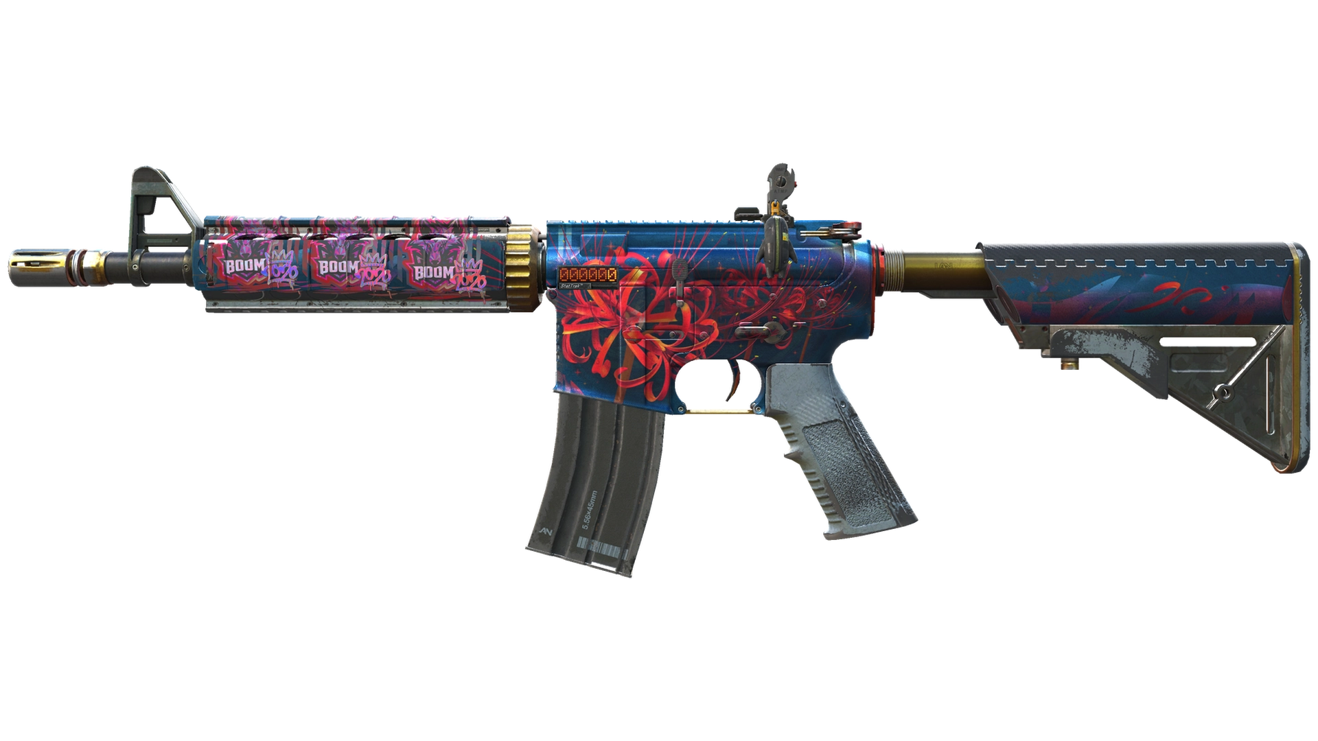 StatTrak™ M4A4 | Spider Lily (Battle-Scarred)