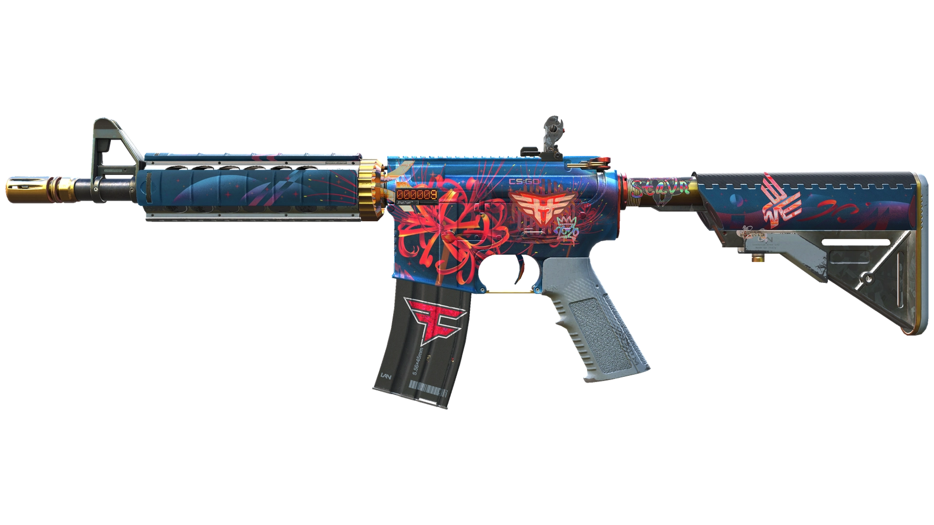 StatTrak™ M4A4 | Ликорис лучистый (После полевых испытаний)