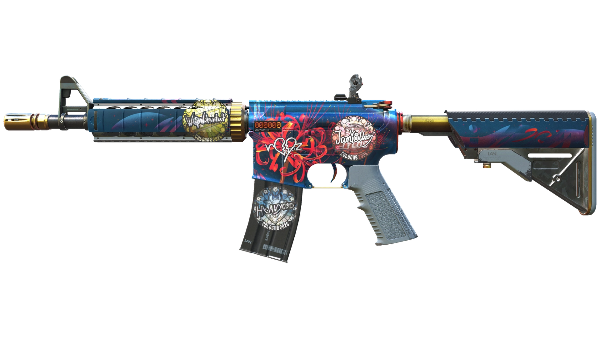 StatTrak™ M4A4 | Spider Lily (Minimal Wear)