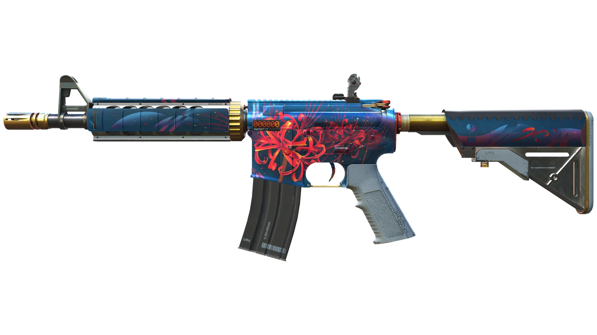 StatTrak™ M4A4 | Ликорис лучистый (Немного поношенное)