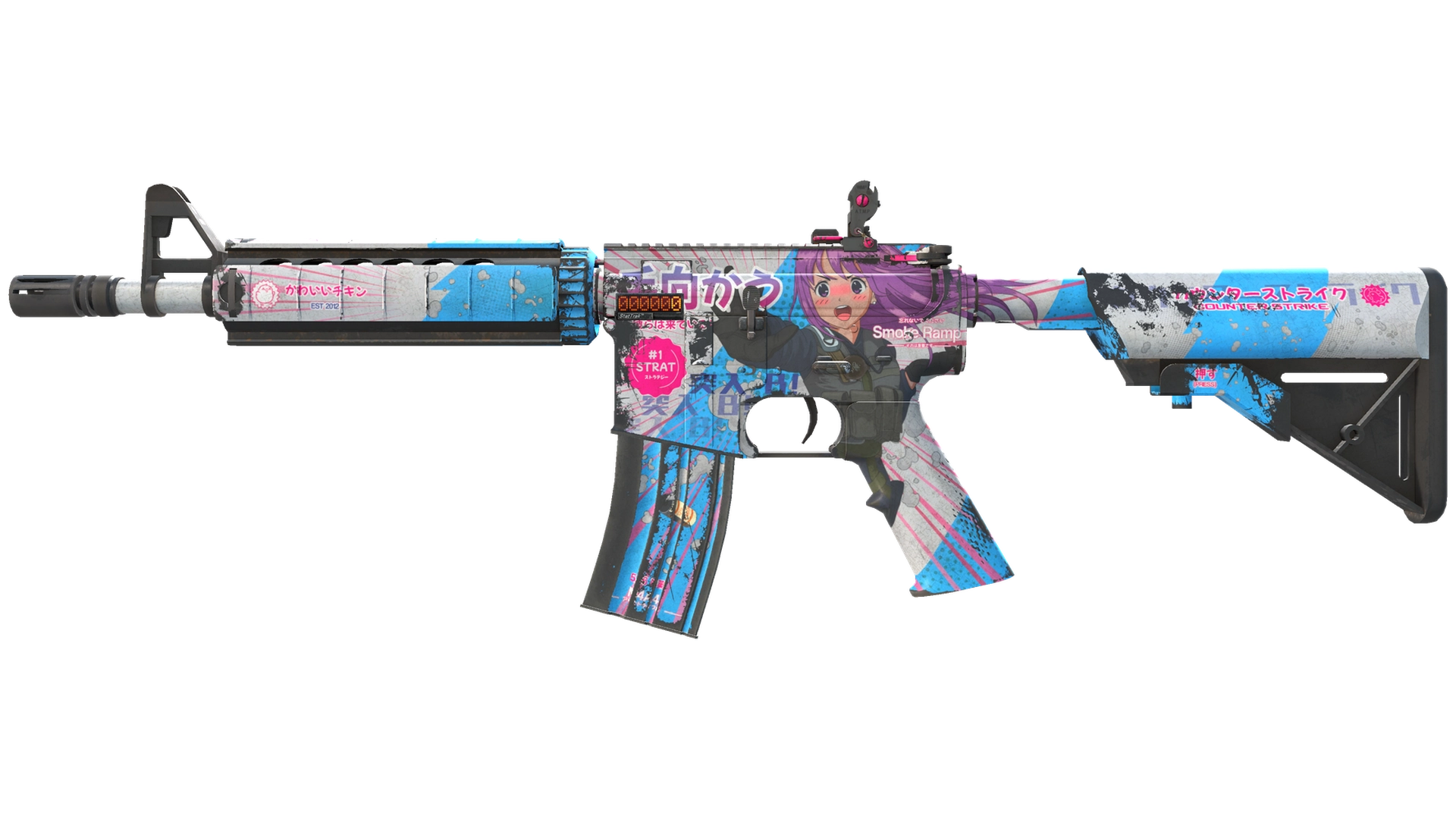 StatTrak™ M4A4 | Temukau (Battle-Scarred)