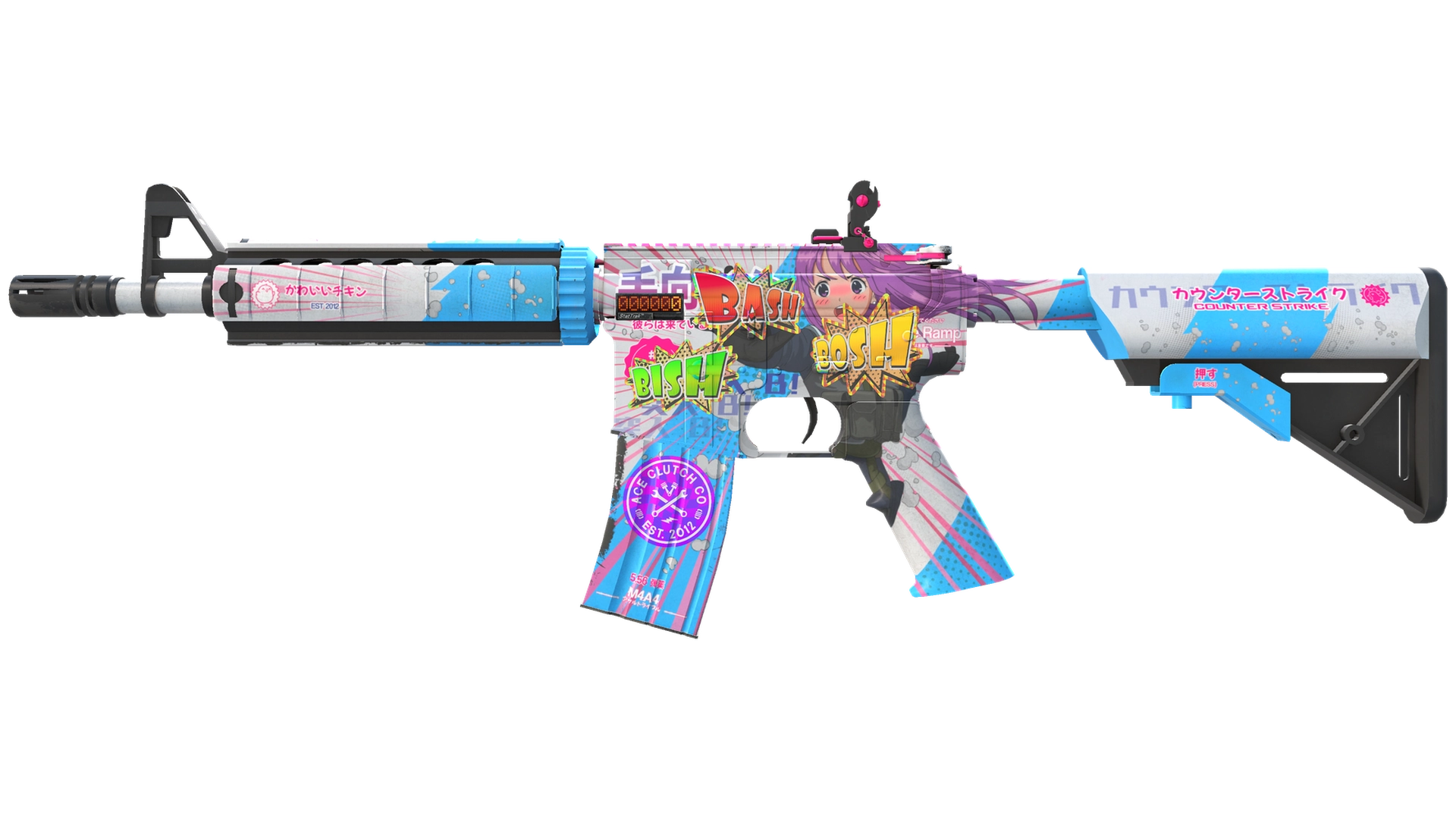 StatTrak™ M4A4 | Temukau (Minimal Wear)