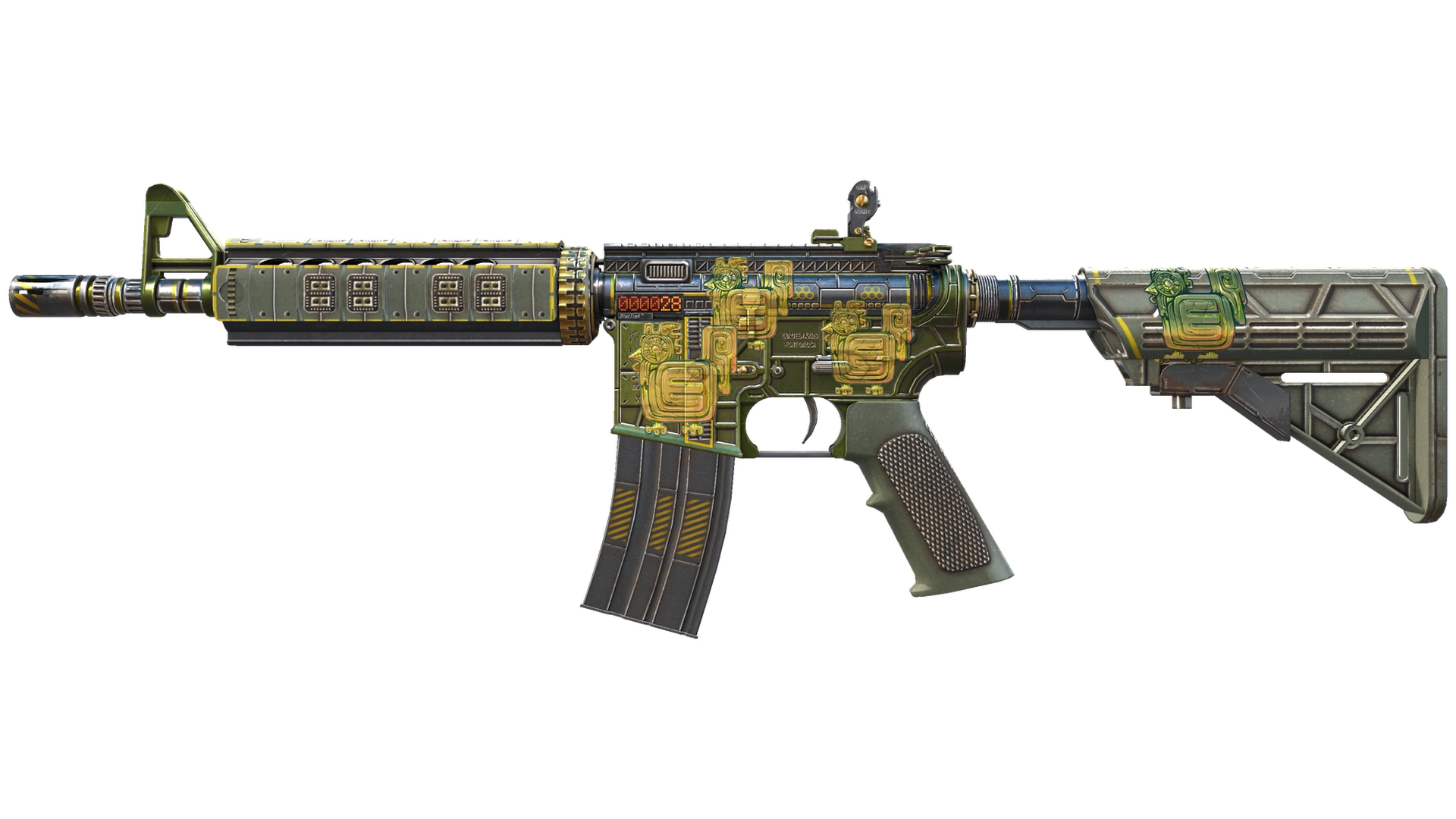 StatTrak™ M4A4 | Звездный крейсер (Немного поношенное)