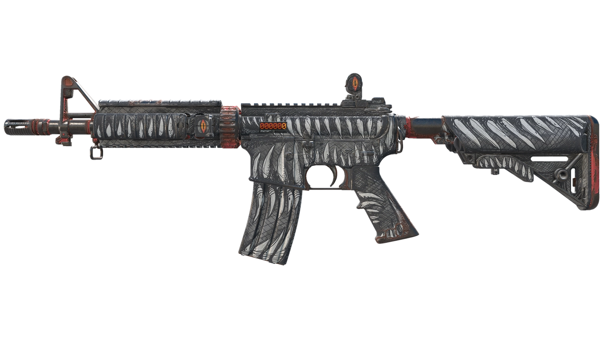 StatTrak™ M4A4 | Zubastick (Well-Worn)