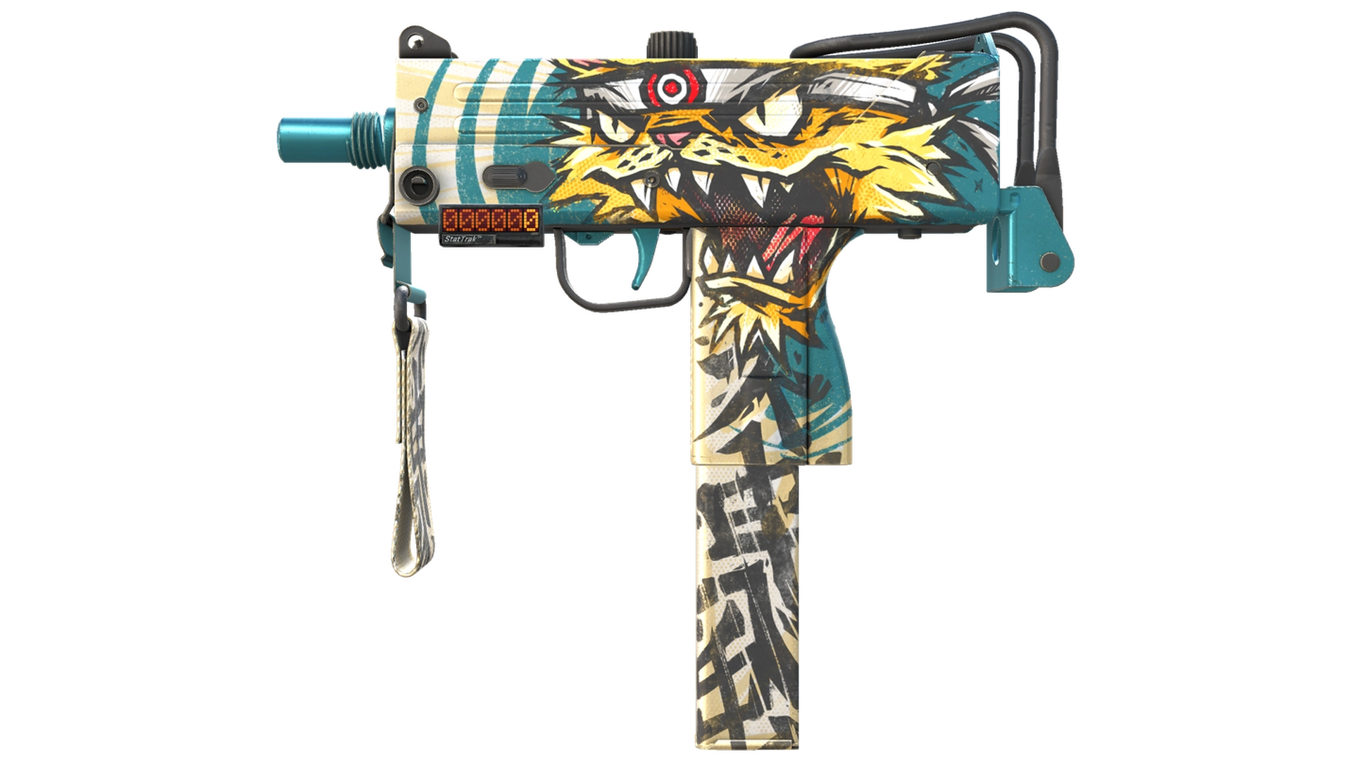 StatTrak™ MAC-10 | Cat Fight (Minimal Wear)