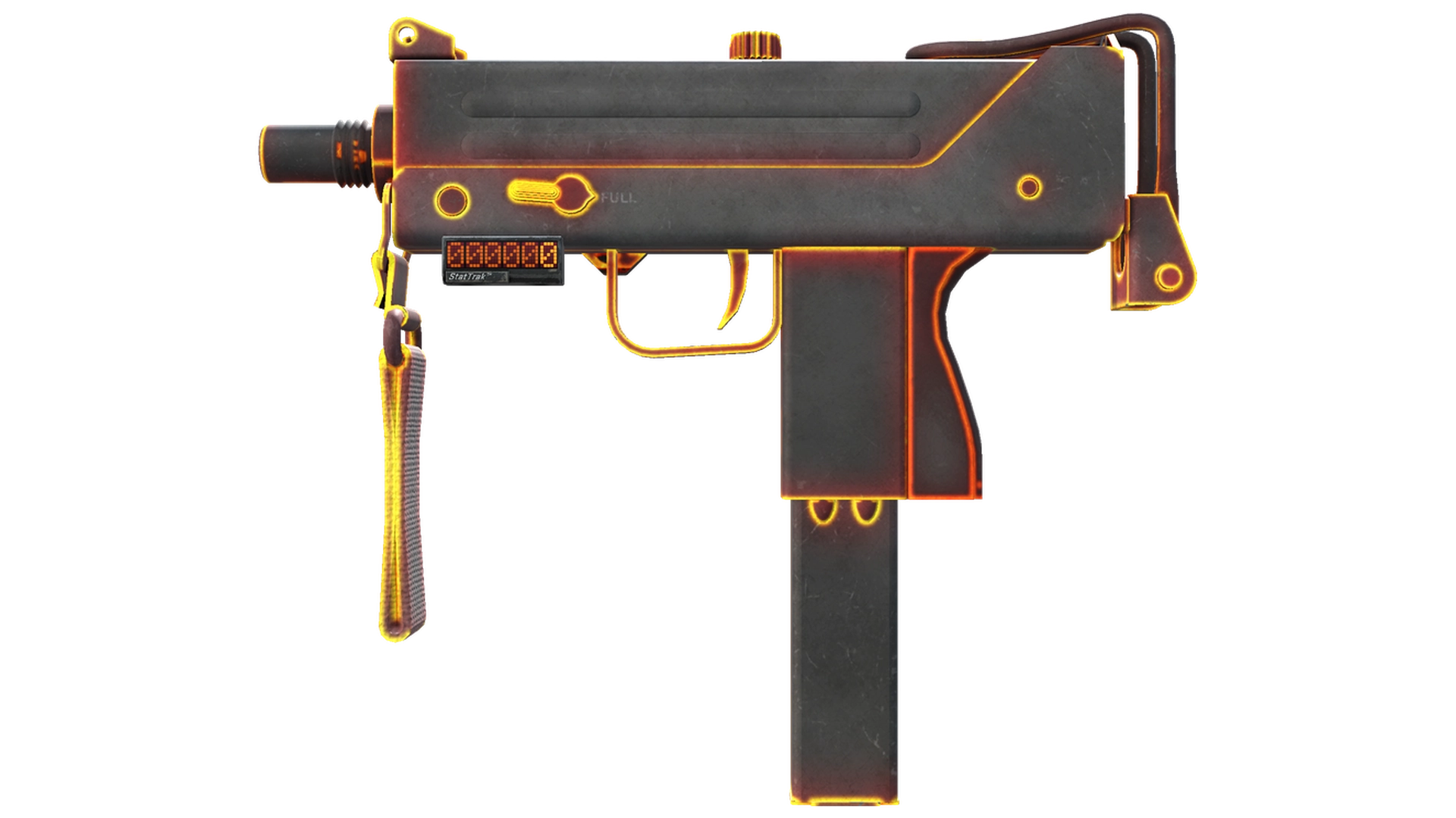 StatTrak™ MAC-10 | Heat (Battle-Scarred)
