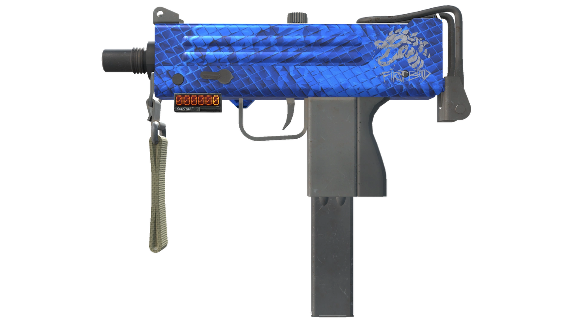 StatTrak™ MAC-10 | Lapis Gator (Factory New)