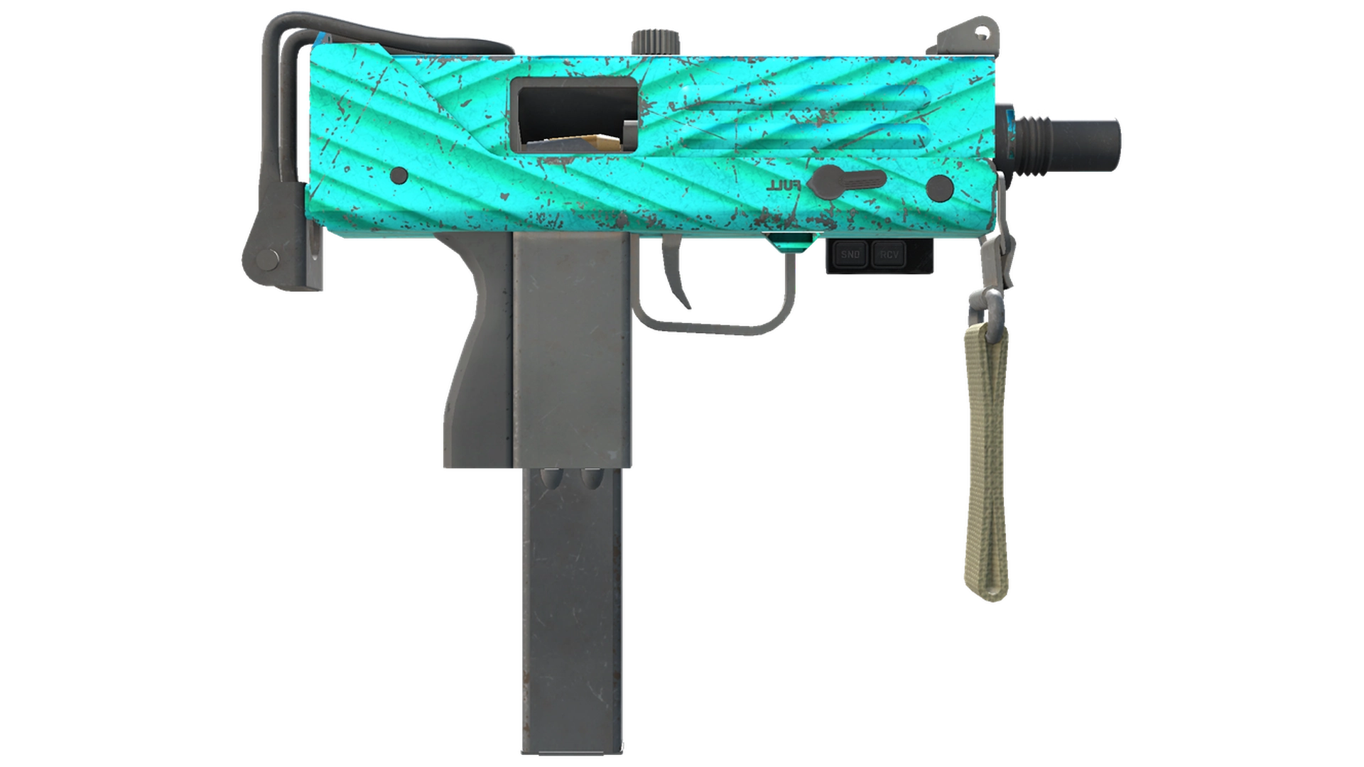 StatTrak™ MAC-10 | Malachite (Well-Worn)