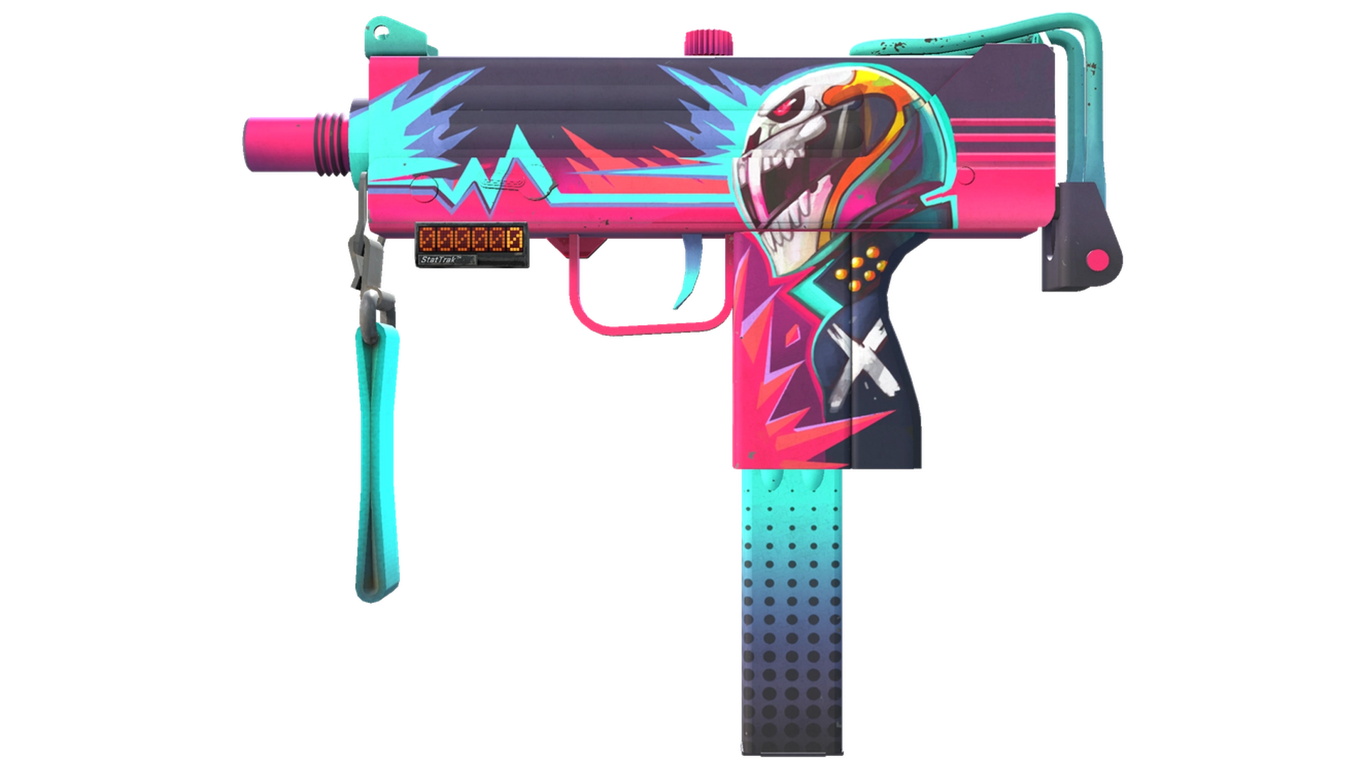 StatTrak™ MAC-10 | Neon Rider (Field-Tested)