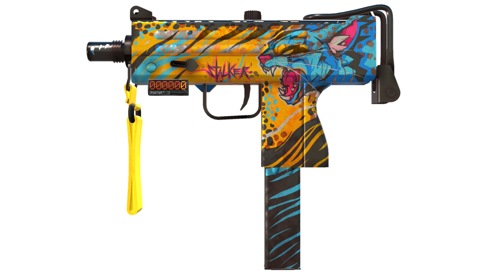 StatTrak™ MAC-10 | Stalker (Well-Worn)
