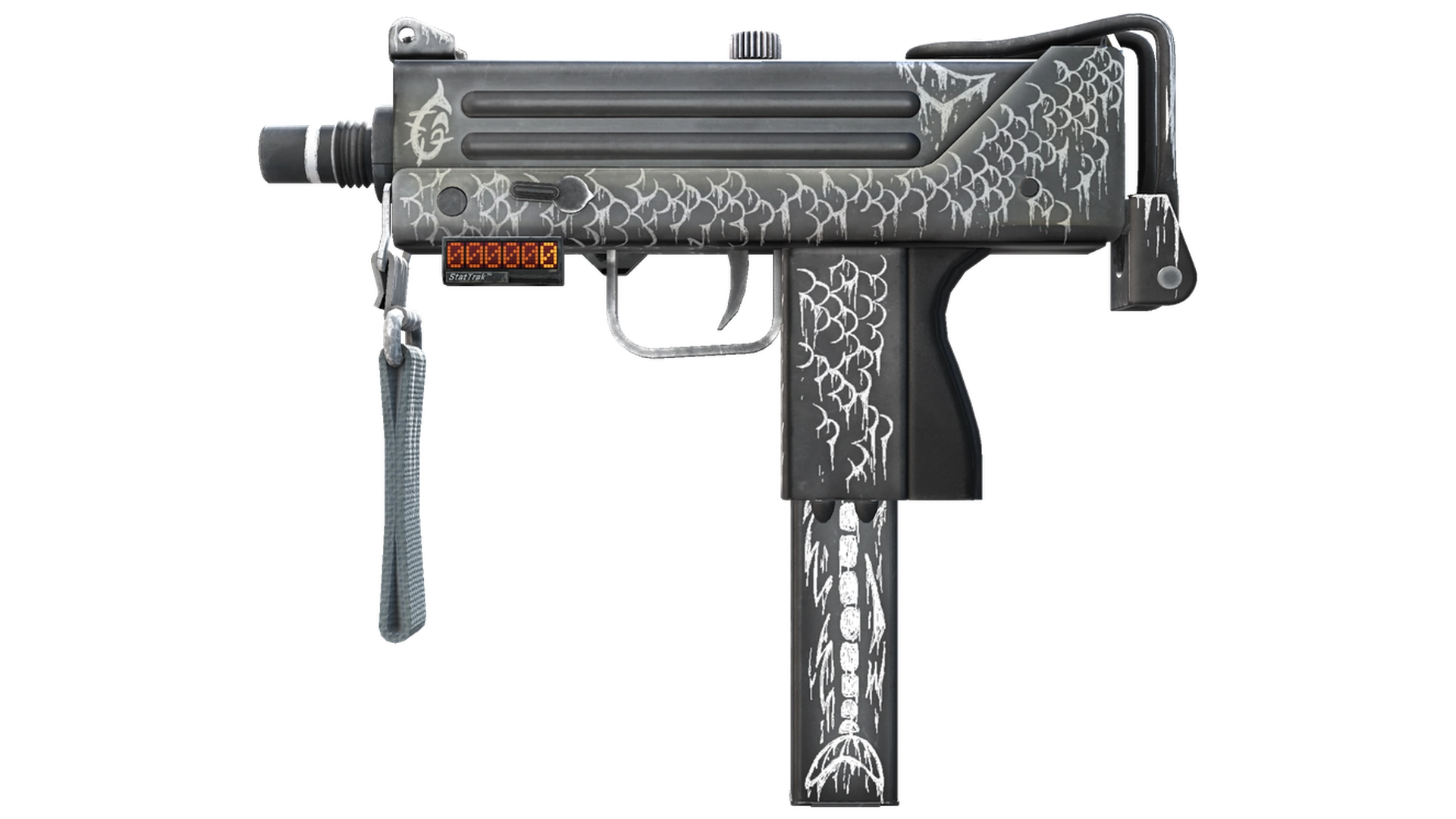 StatTrak™ MAC-10 | Белая рыба (Прямо с завода)