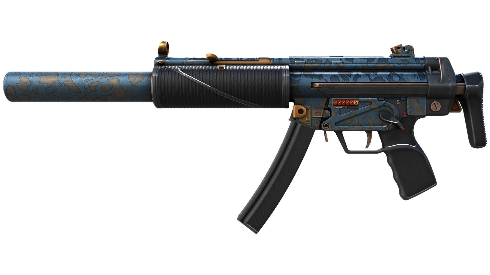 StatTrak™ MP5-SD | Acid Wash (Factory New)