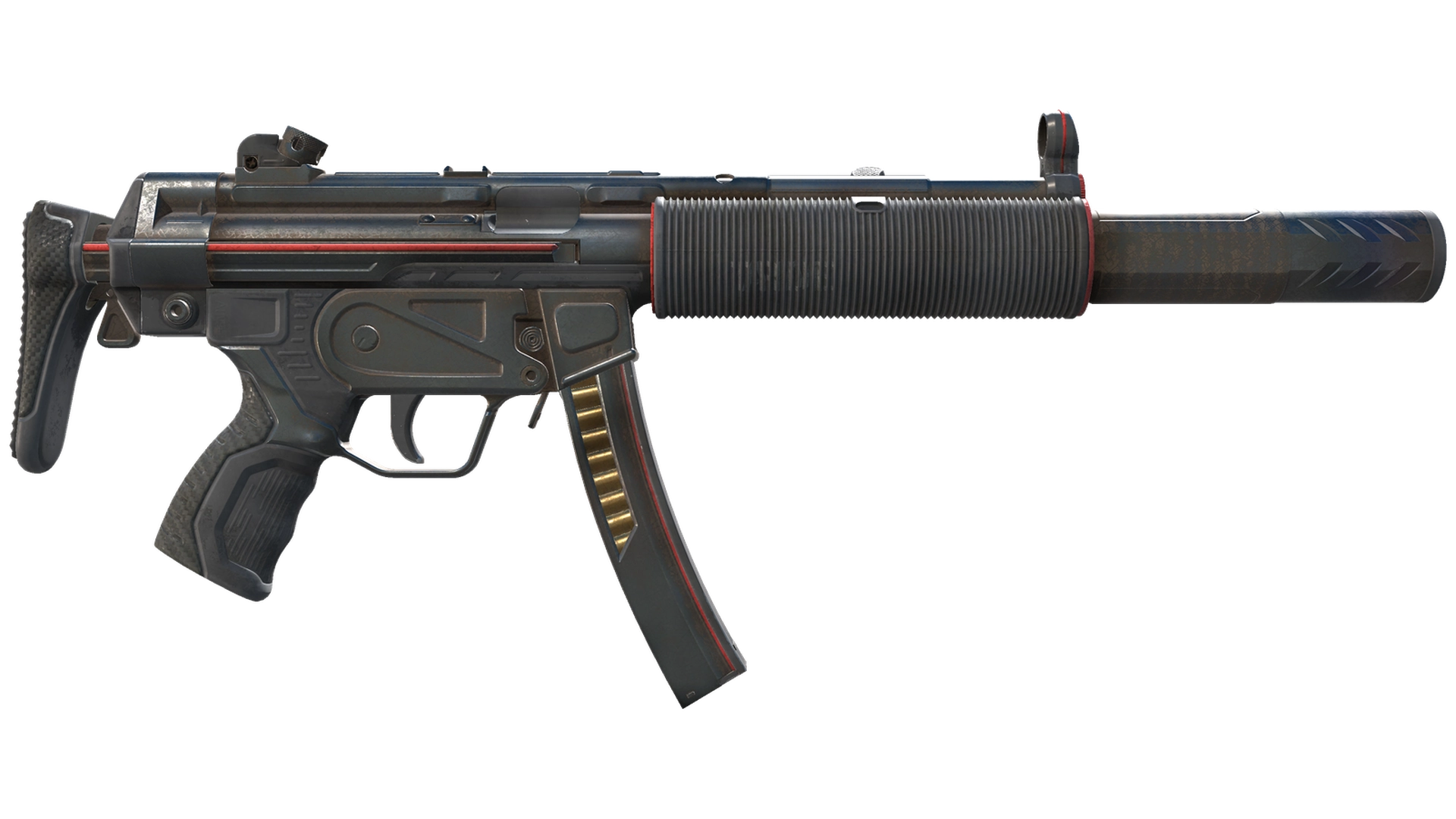 StatTrak™ MP5-SD | Focus (Battle-Scarred)