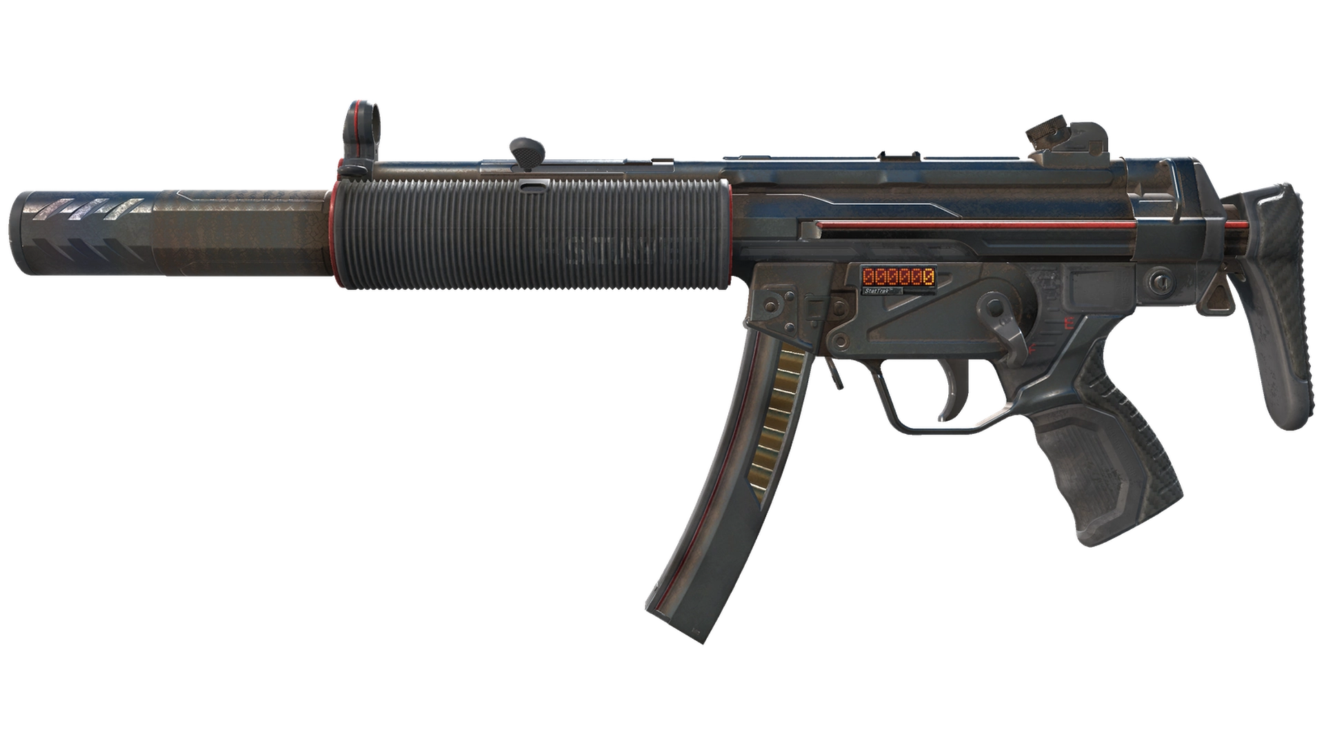 StatTrak™ MP5-SD | Focus (Battle-Scarred)