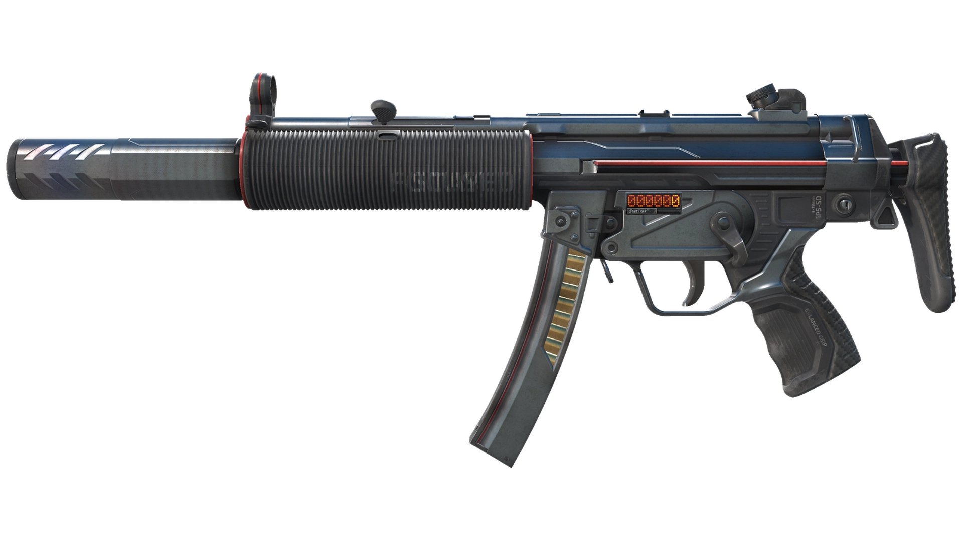 StatTrak™ MP5-SD | Focus (Well-Worn)