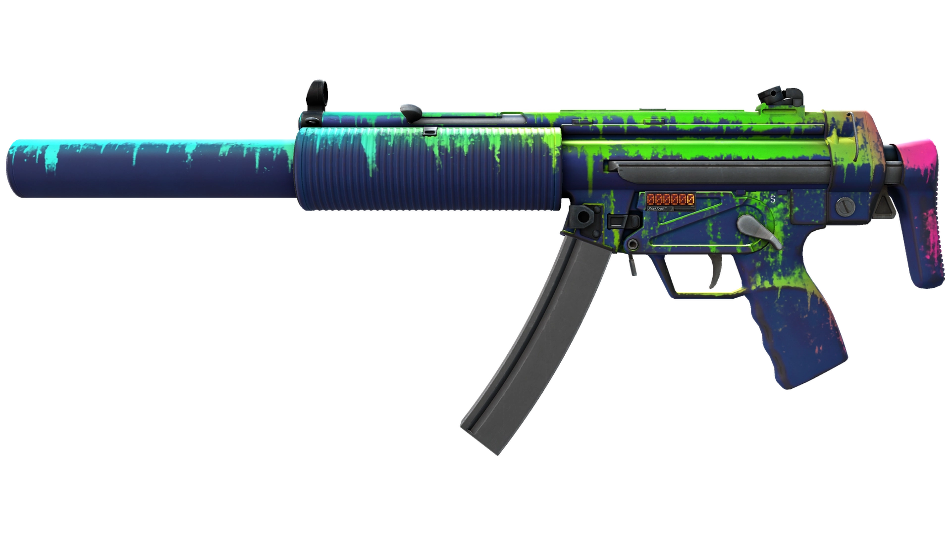 StatTrak™ MP5-SD | Phosphor (Factory New)